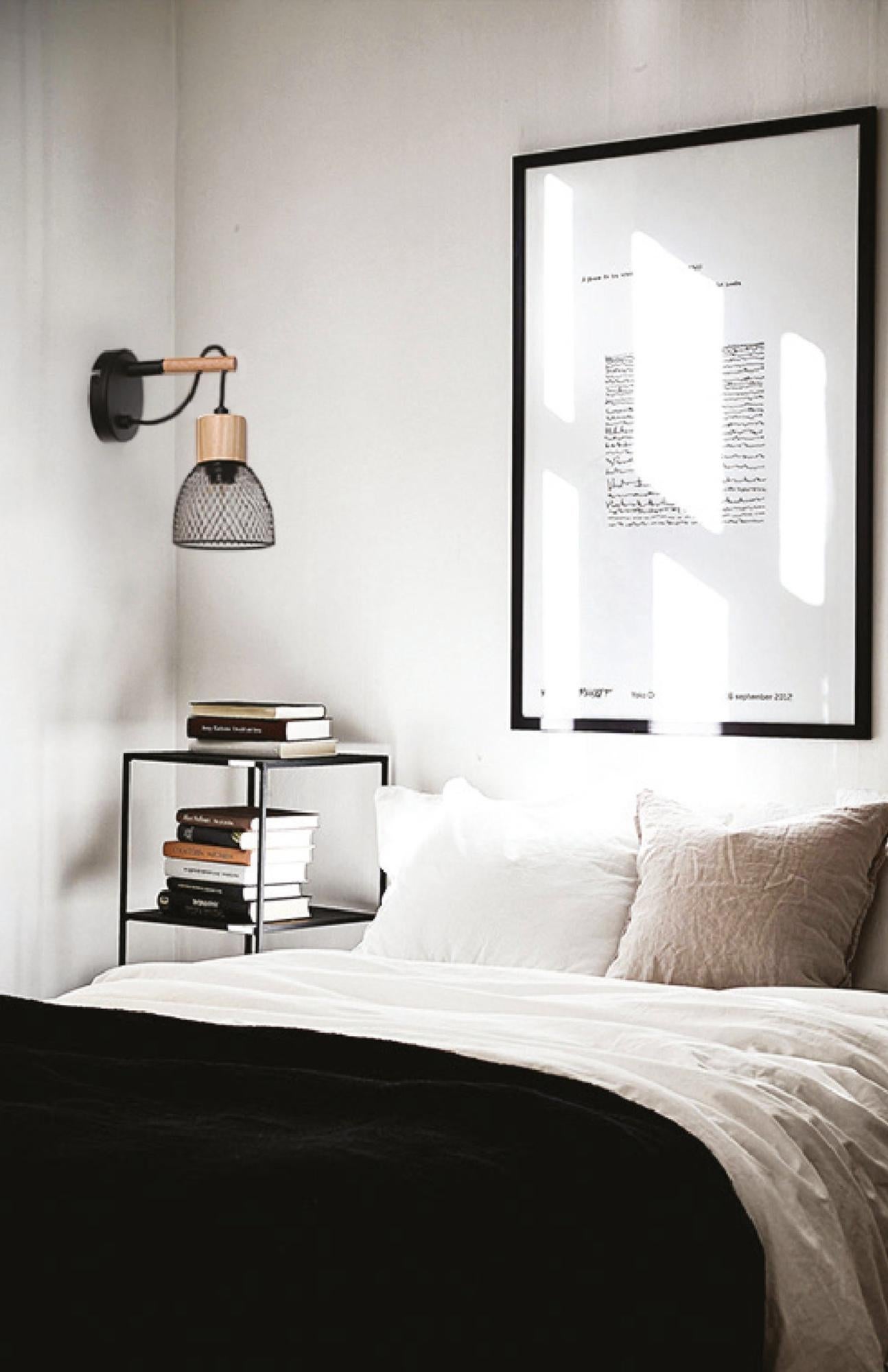 Aplique Bedwood negro Leroy Merlin