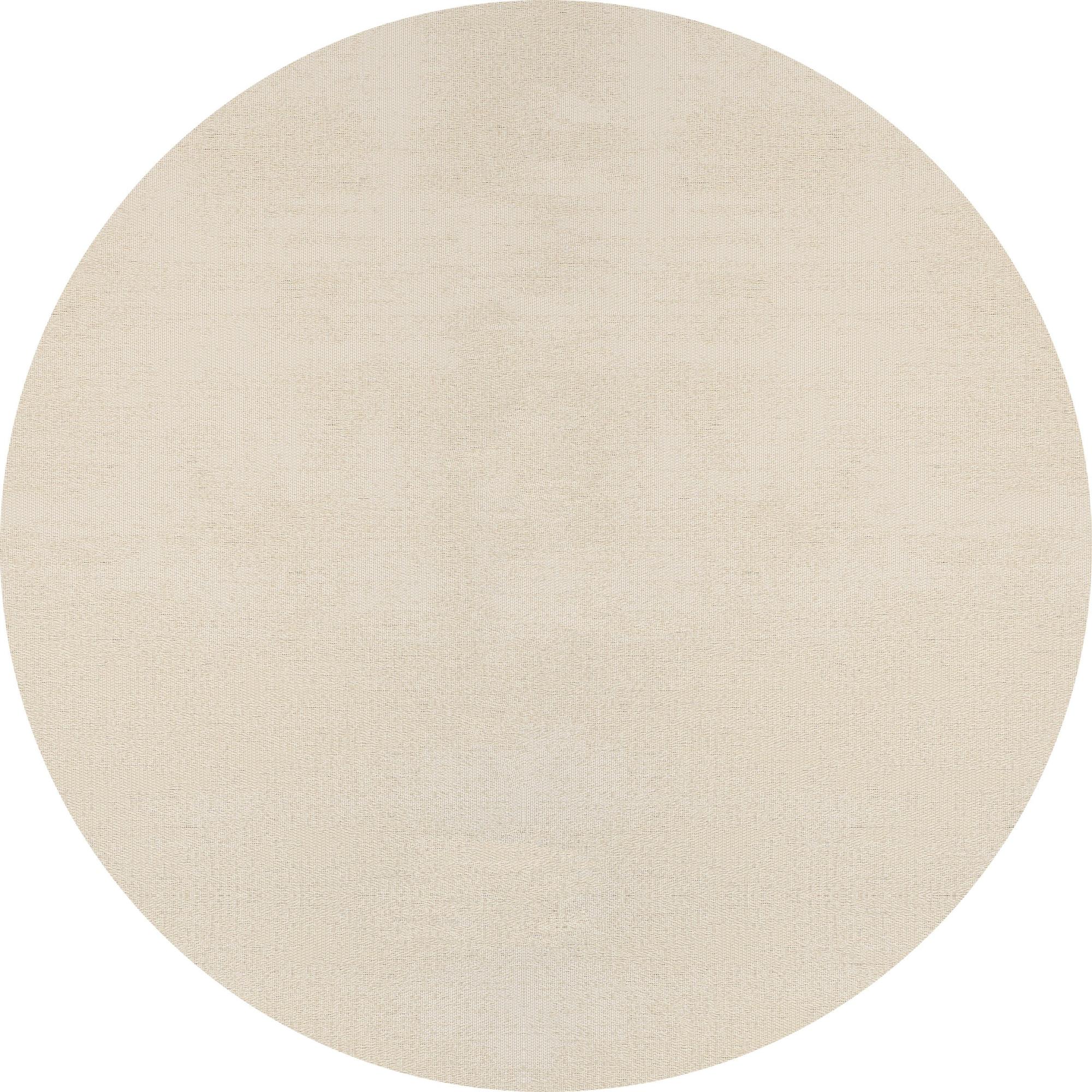 Alfombra exterior/interior pvc teplon shadow blanco redonda 100x100cm