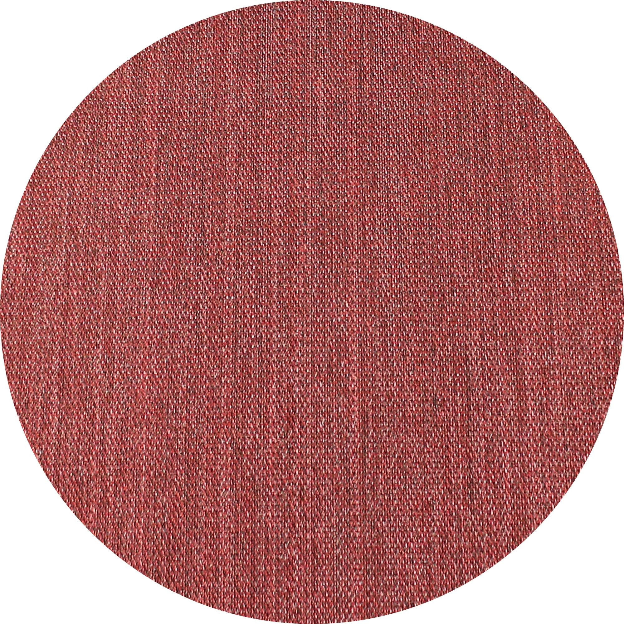 Alfombra exterior/interior pvc teplon rojo redonda 100x100cm