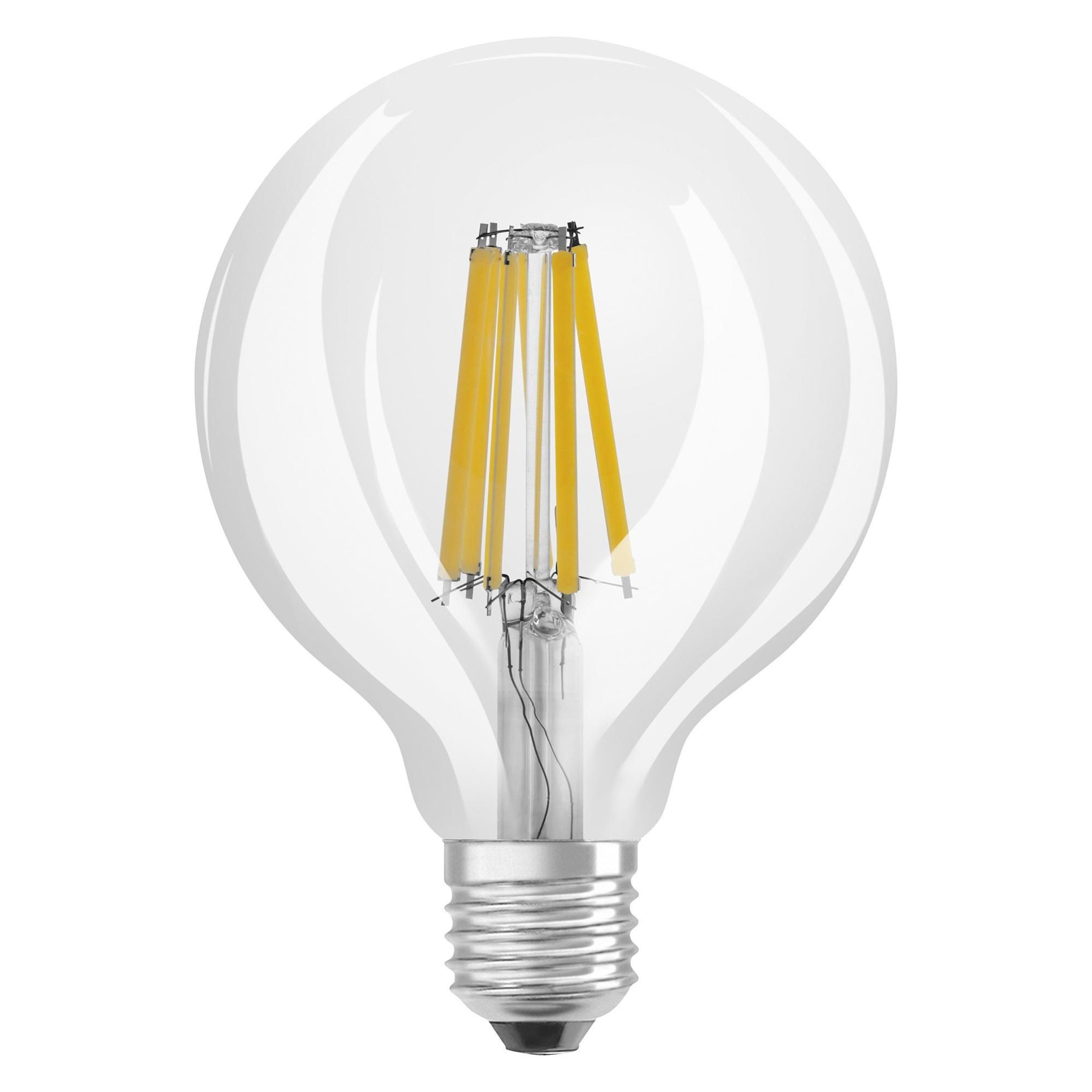 Bombilla LED E27 globo 1521 l menes 12W de 2700k OSRAM Leroy Merlin