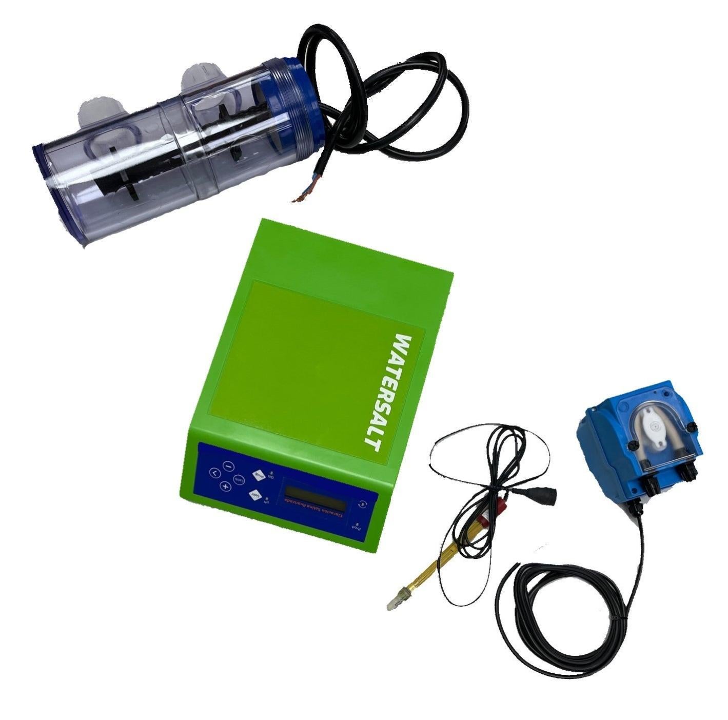 Clorador Salino Watersalt L120-32 G/H + Regulador Ph 115 W