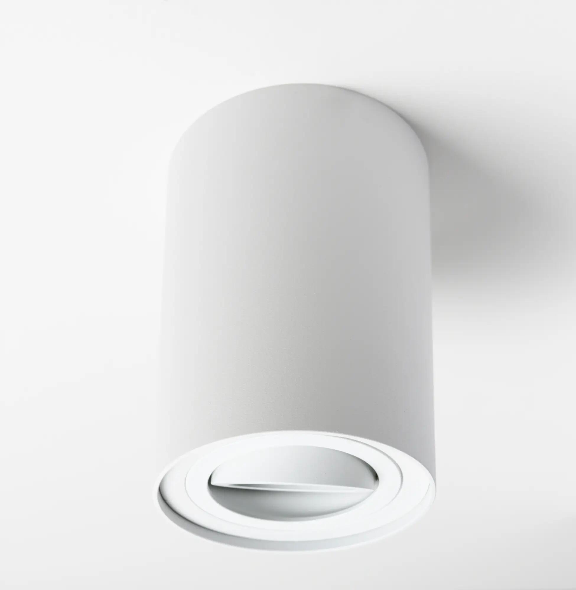 Foco de superficie redondo alverlamp blanco 10 cm