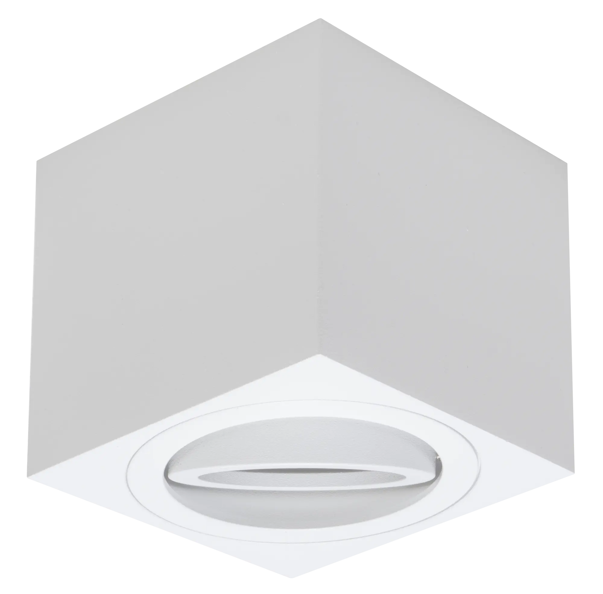 Foco de superficie cuadrado alverlamp blanco 8 cm