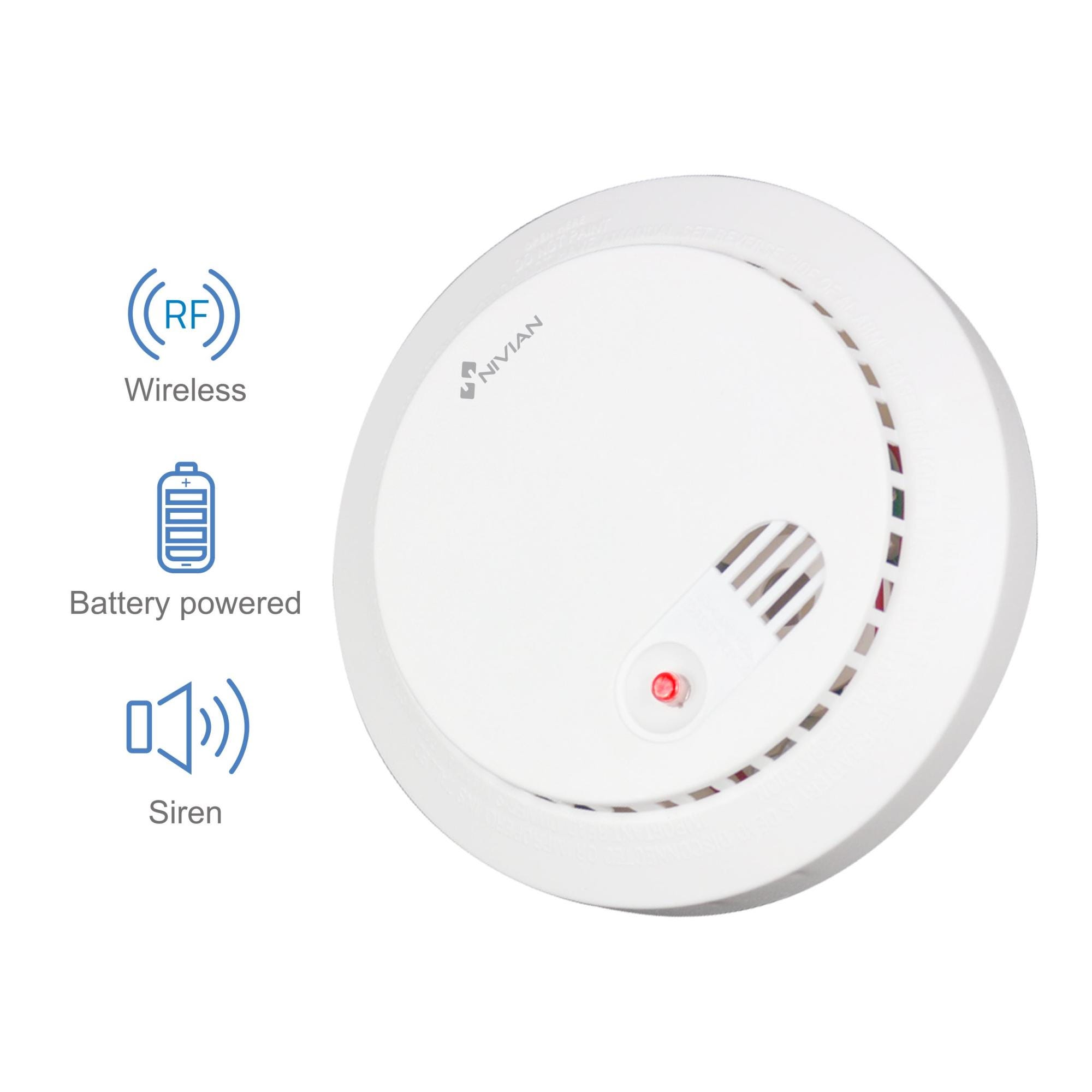 Detector de Humo WiFi con Aviso y Alarma vía Smartphone/APP 7hSevenOn Home