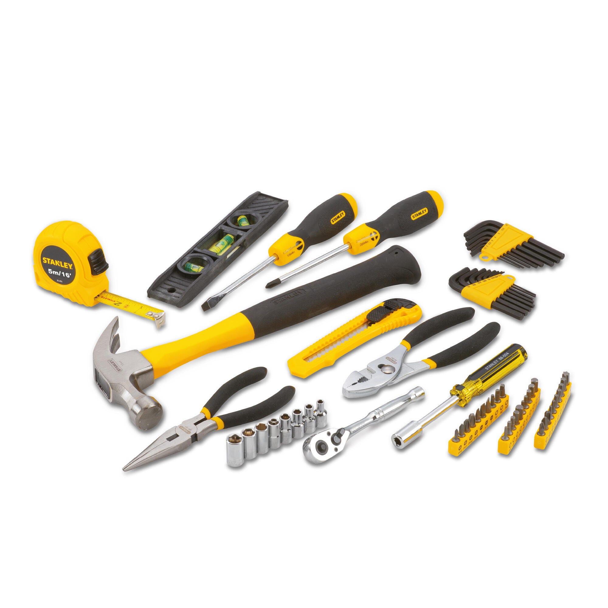 Set de herramientas manual Stanley de 65 piezas