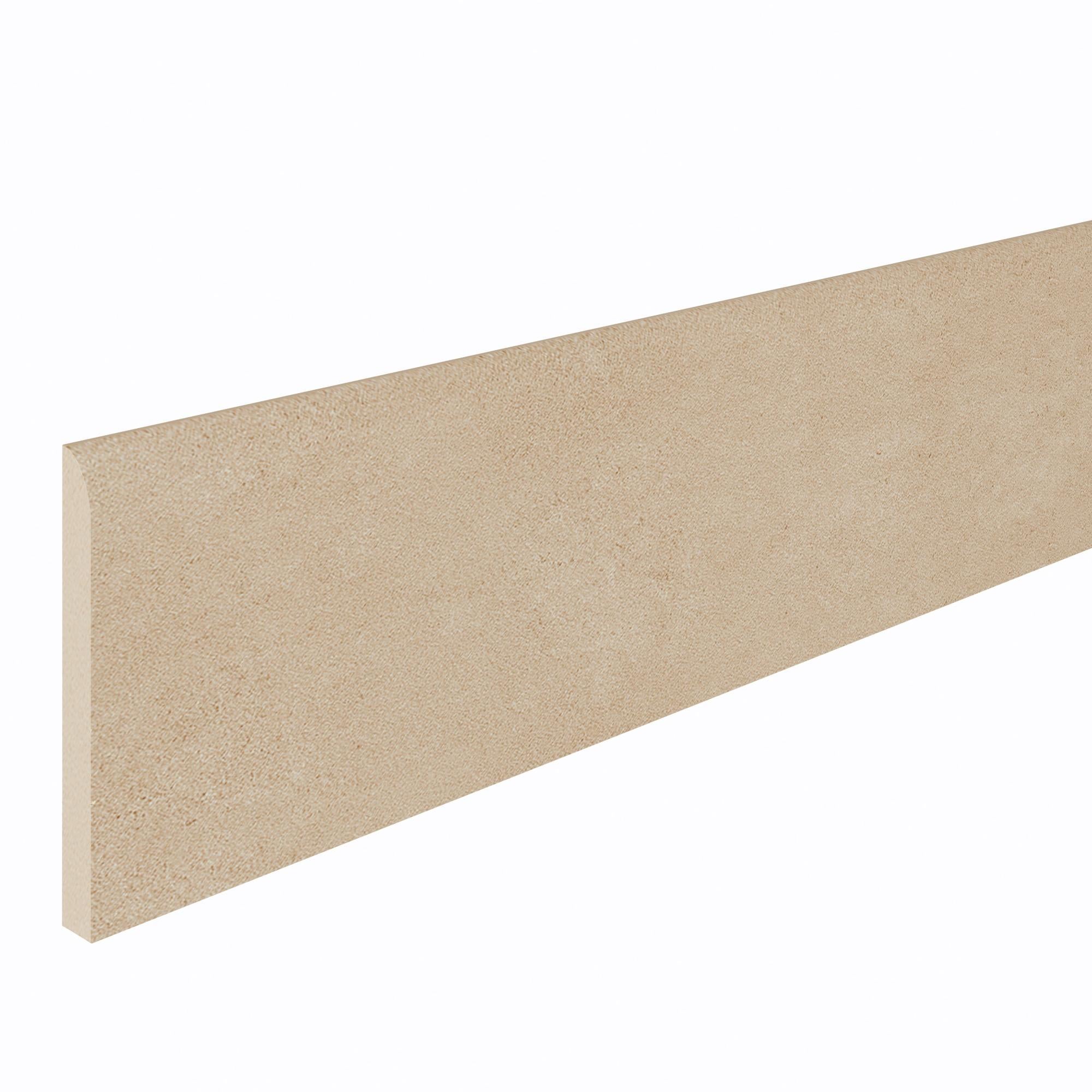 Pack de 4 rodapiés artens cemento 10x60 cm beige