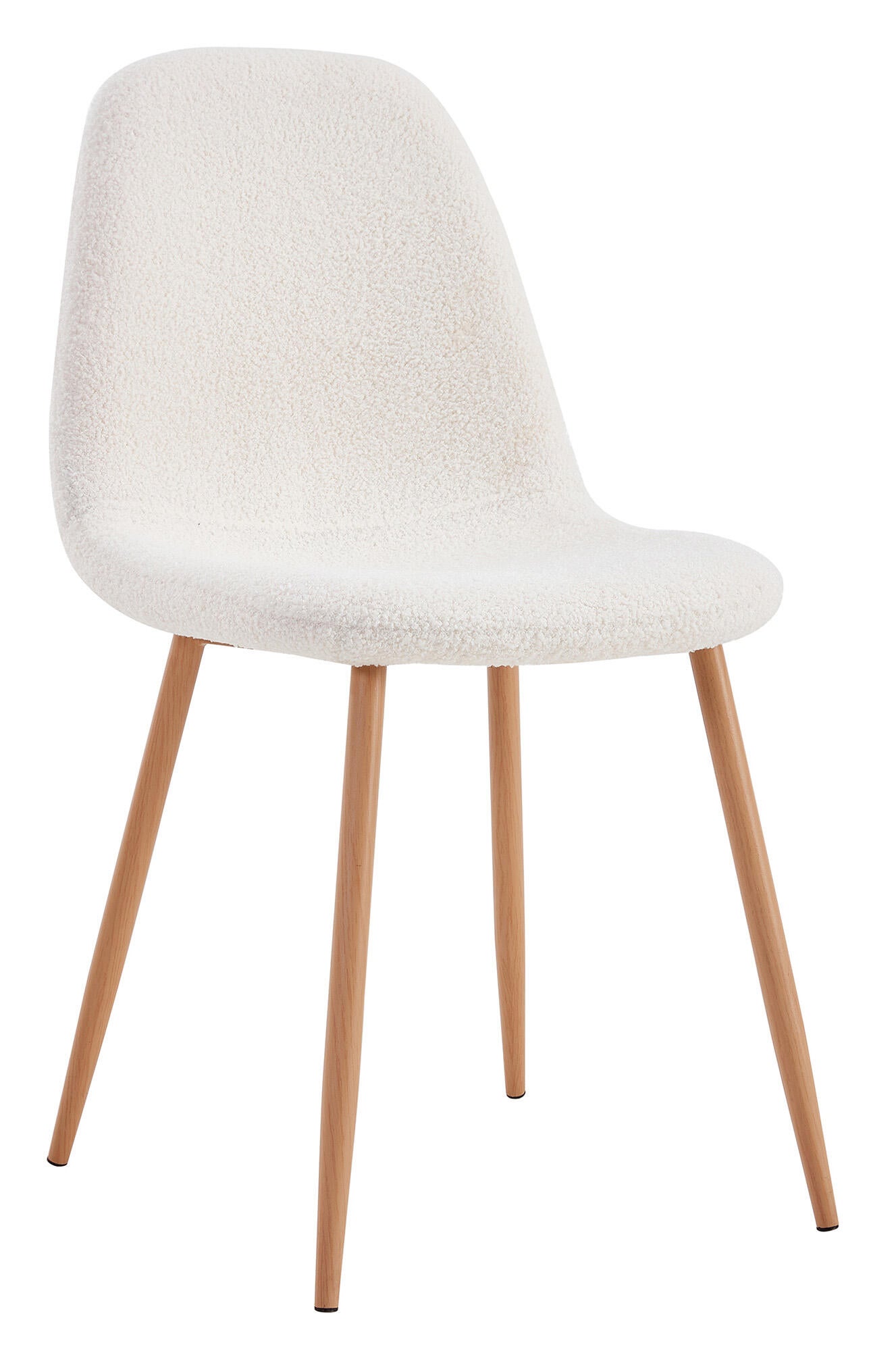 Set de 4 sillas freya cmp tapizado rizo 86x50x44cm