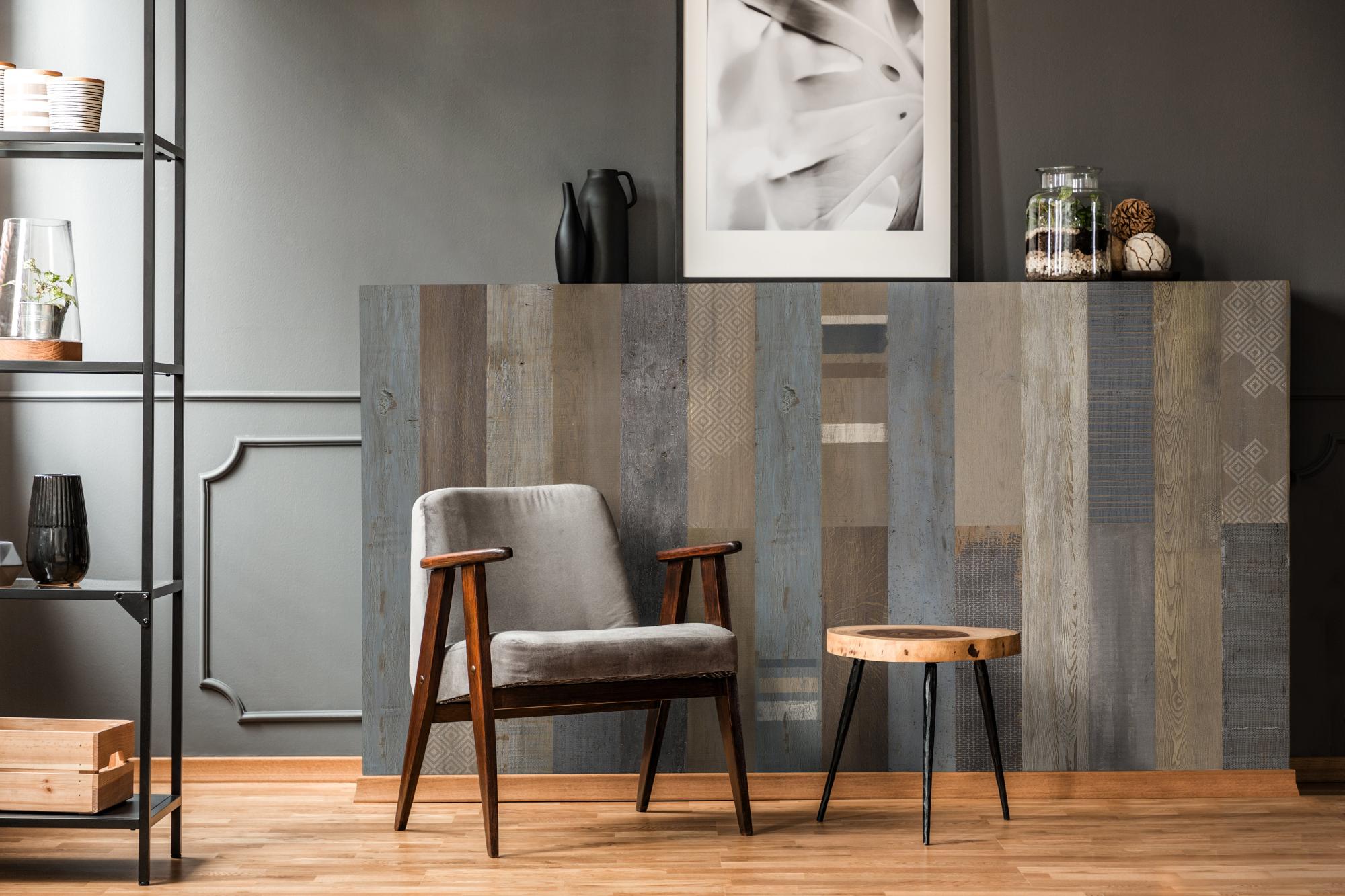 Revestimiento de pared de pvc accent yosem grosfillex de 15.4x0.6x120 cm de la marca GROSFILLEX Revestimiento de pared de pvc accent yosem grosfillex de 15.4x0.6x120 cm de la marca GROSFILLEX