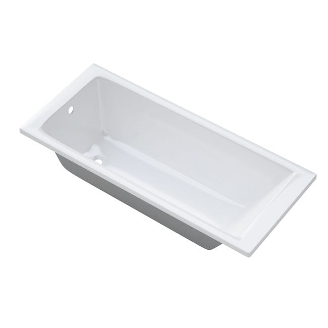 Bañera de acero rectangular con fondo antideslizante (A220990000)