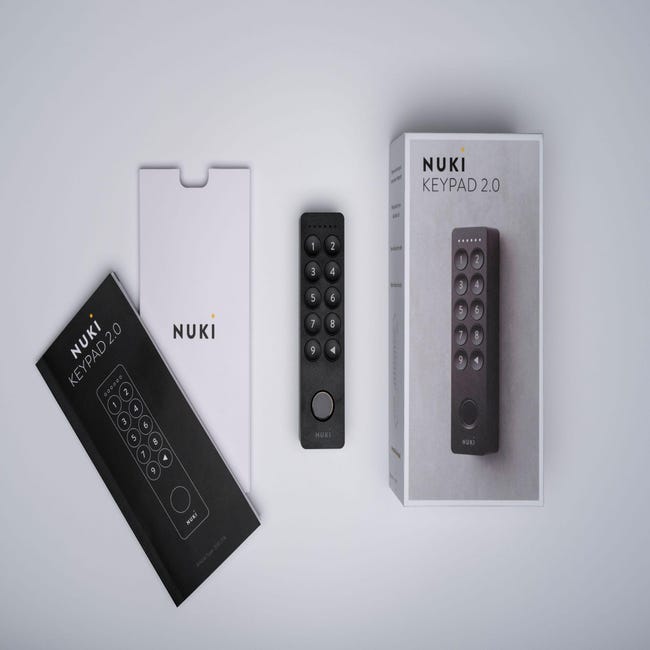 Nuki Keypad 2.0 Pro - Cerradura inteligente - Negro