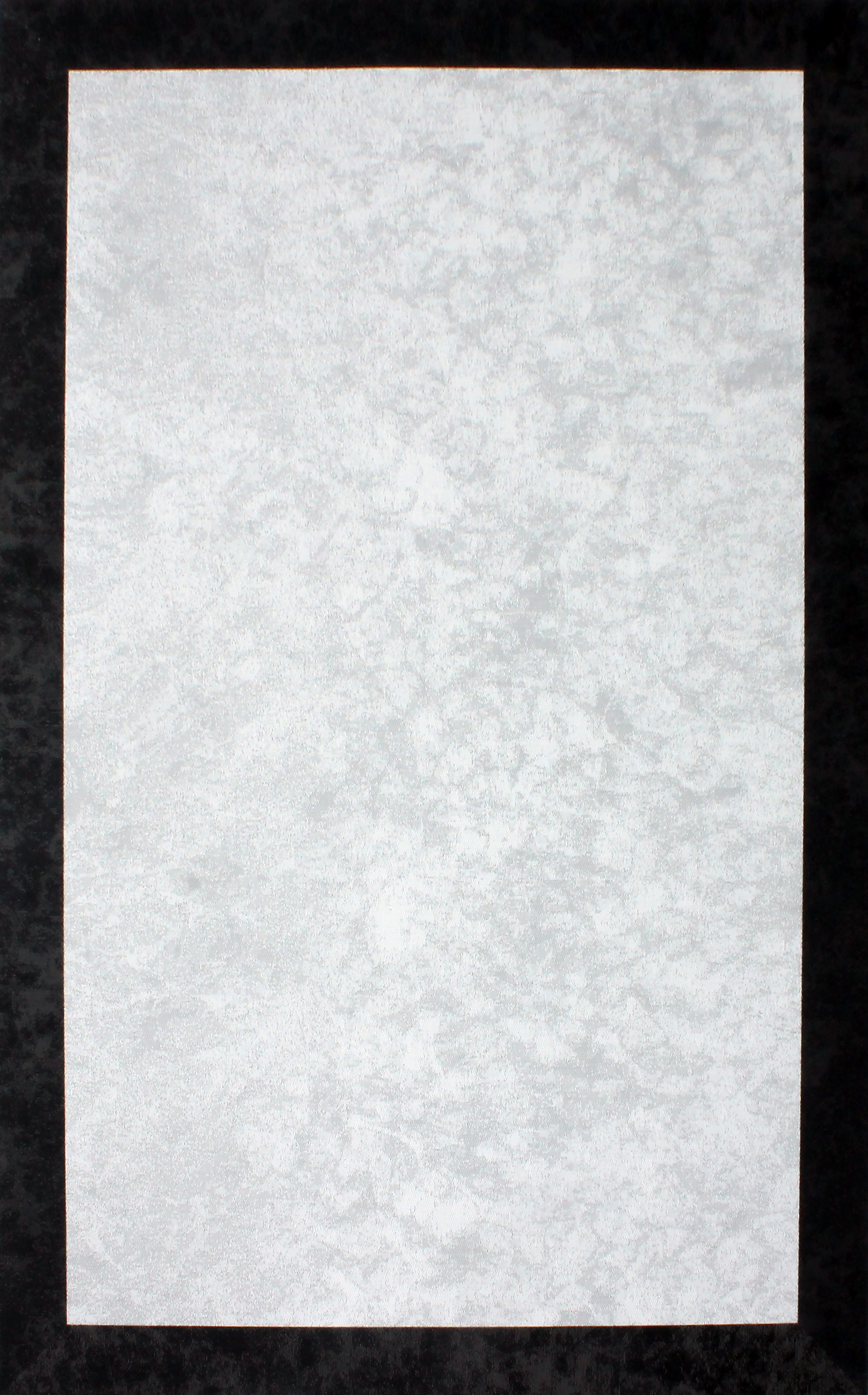 Alfombra ext/int pvc teplon jacquard blanco cuarzo / gris carbon 100x150cm