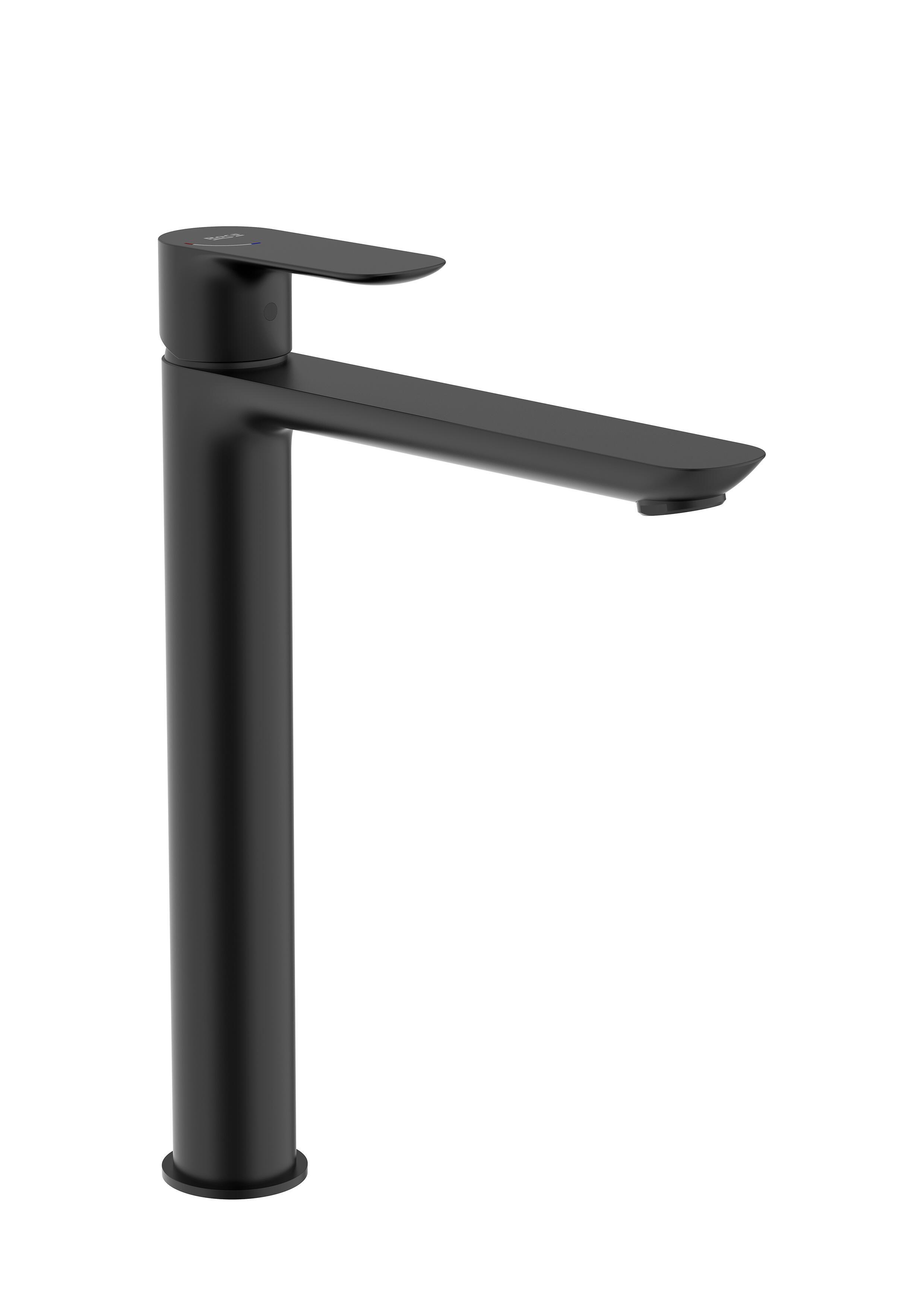 Grifo lavabo caño alto monomando roca nauta negro mate de la marca ROCA