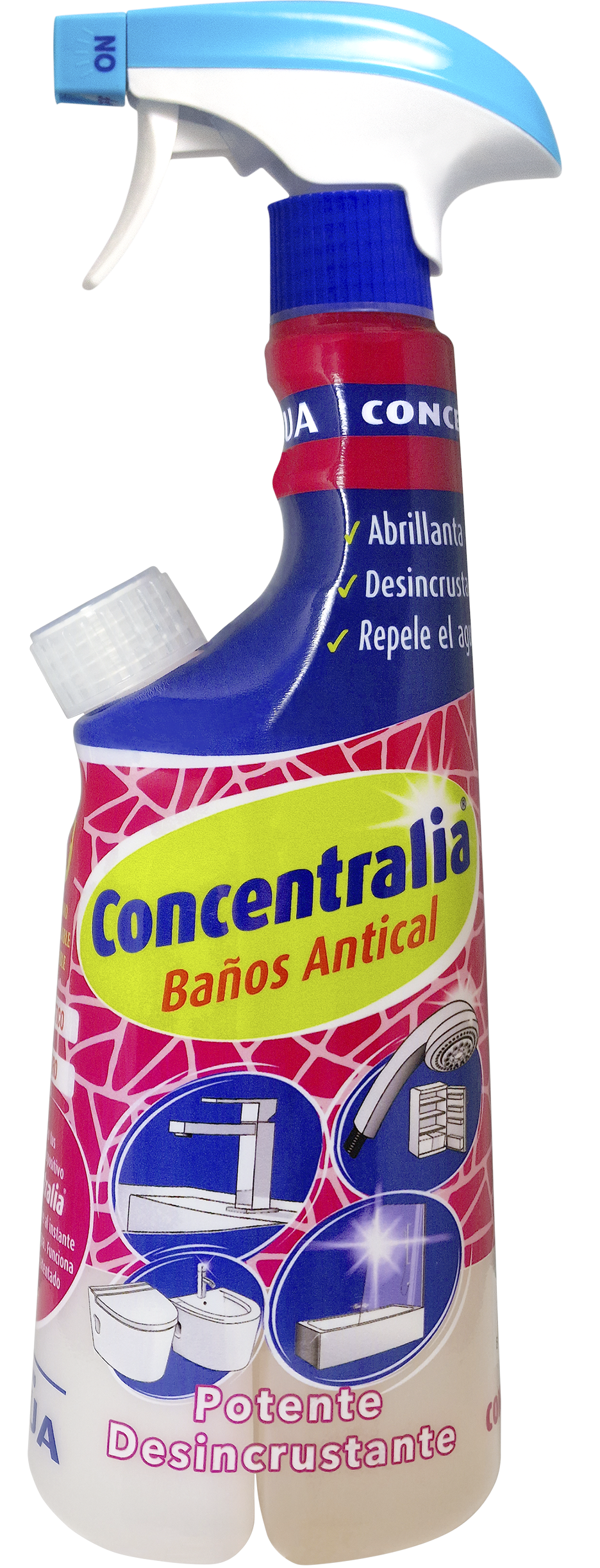 Detergente Antical 750 Ml. Desincrustante Cal, Antical Ducha, Antical  Paredes, Antical Baños, Eliminador De Cal en