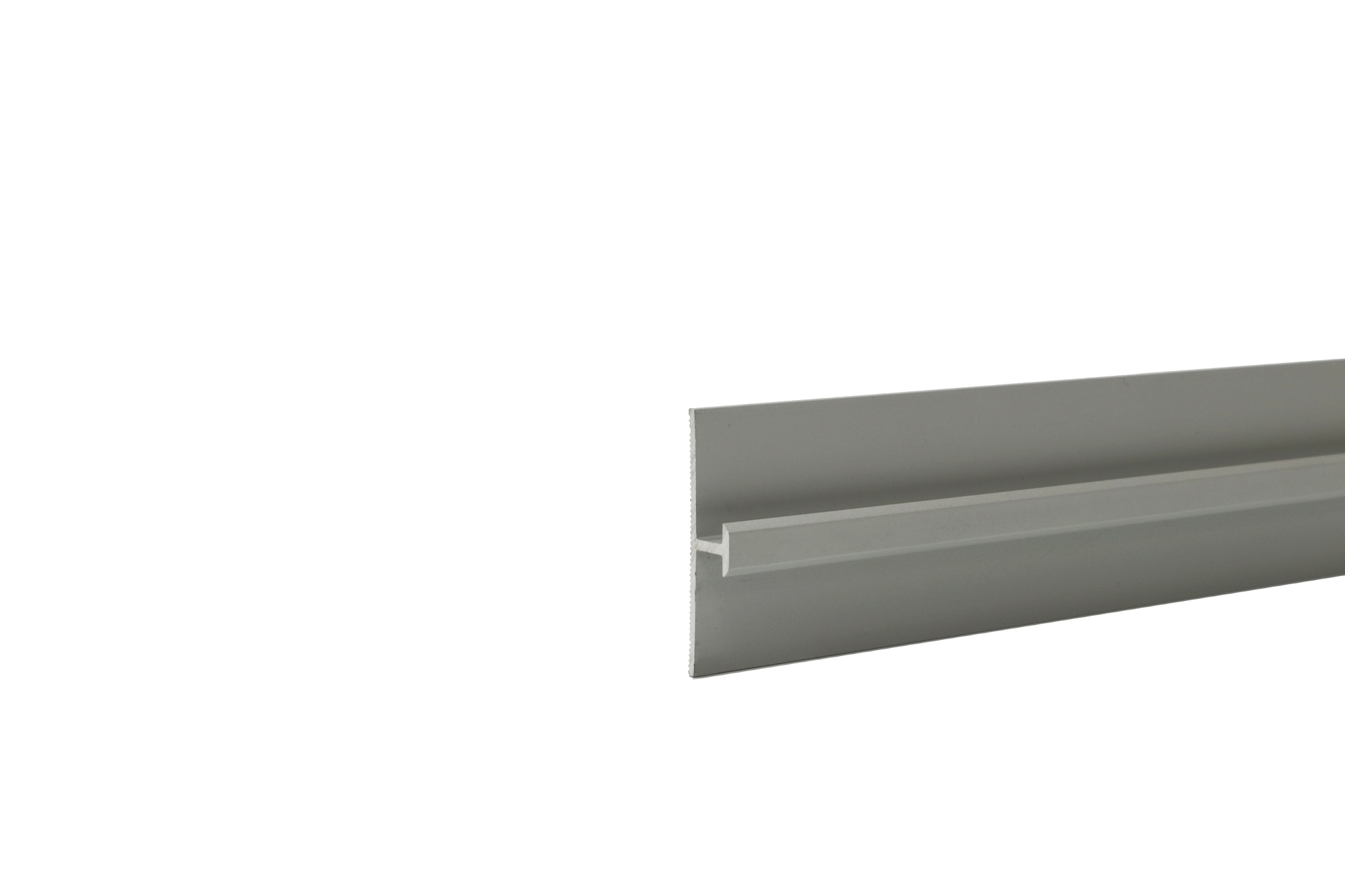 Perfil de aluminio de 270x2,5cm gris