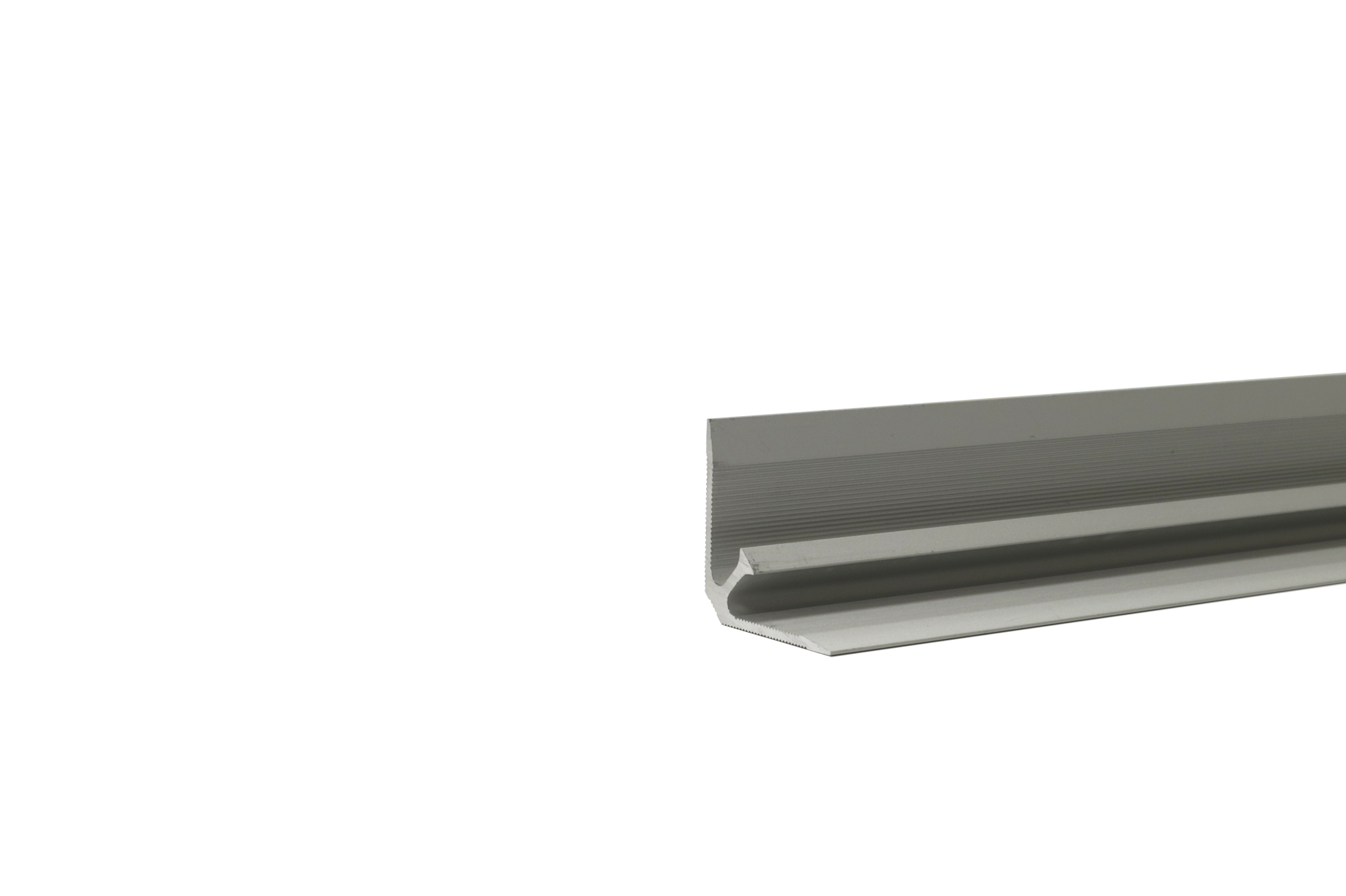 Rinconera de aluminio de 270x2,5cm gris