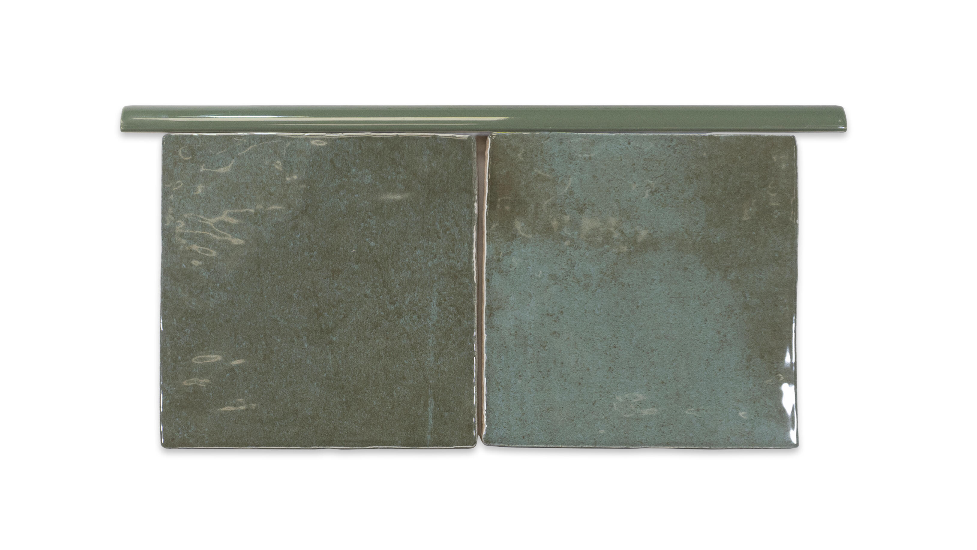 Azulejo cerámico perfil ceramico / jolly efecto verde 1.5x30 cm