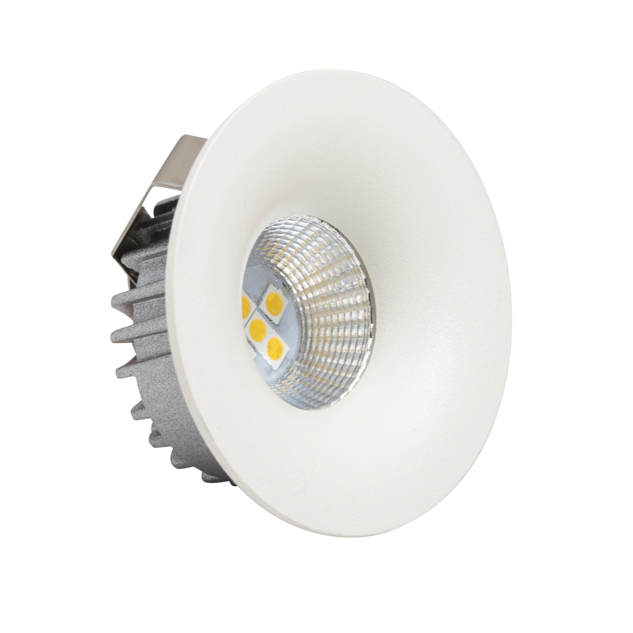 Foco empotrable LED redondo blanco 420lm blanco cálido IP20 5.2cm