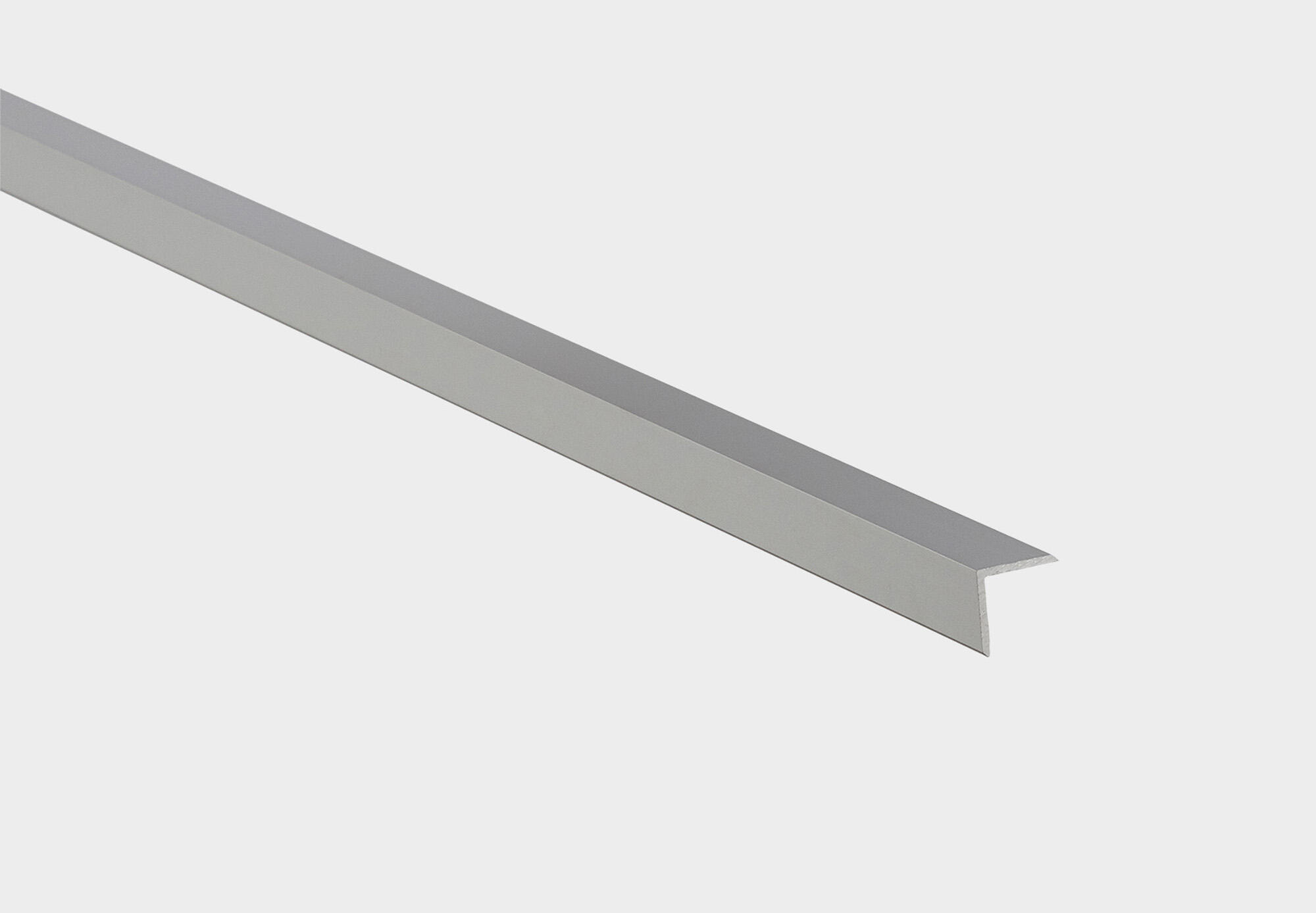 Perfil de ángulo externo de aluminio 1.3x255 cm plata mate-13