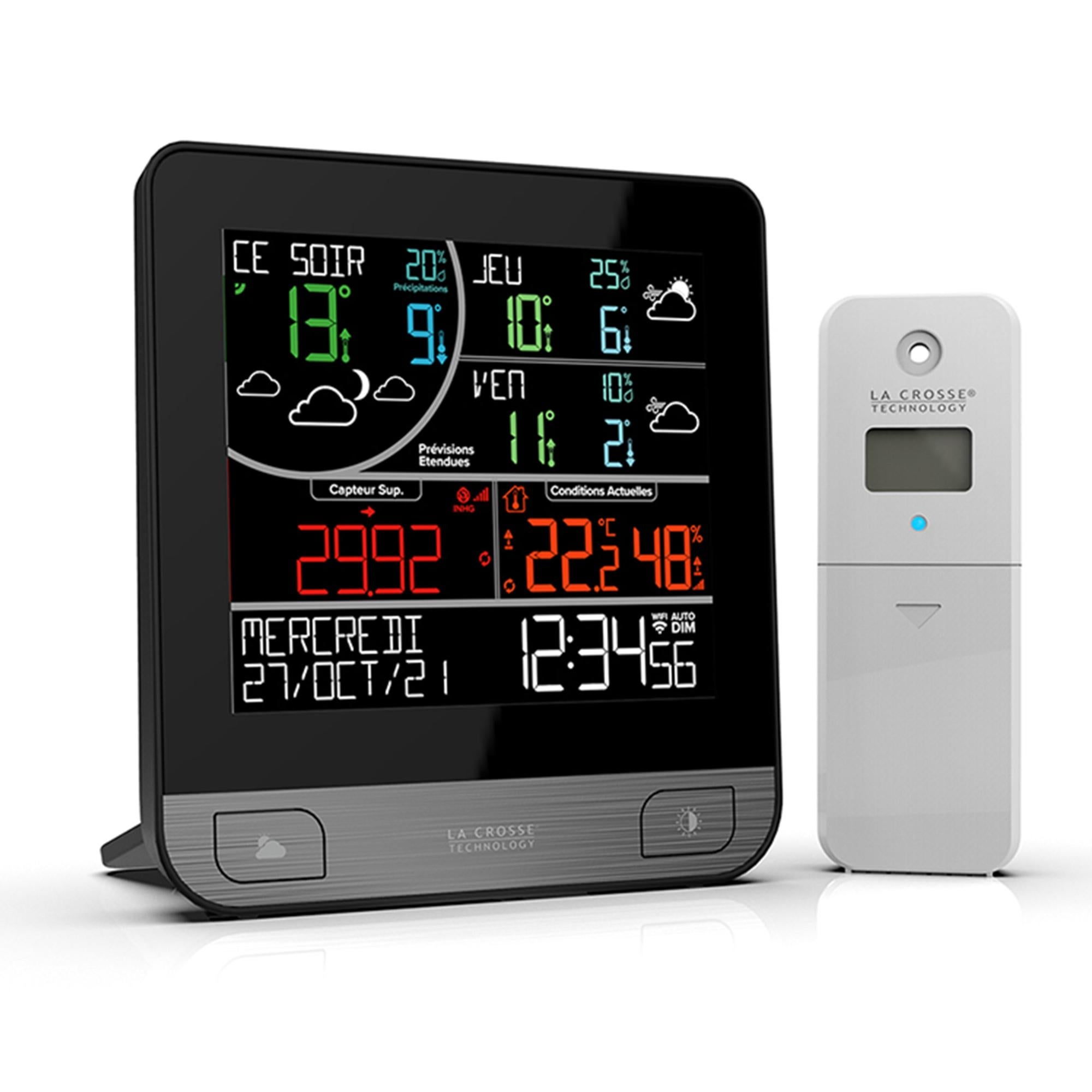 Estación meteorológica la crosse technology lw3101 wifi con sonda exterior