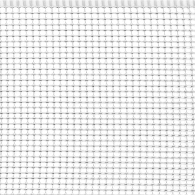 MALLA CUADRADA PLASTICO 0.5 x 1MT blanca