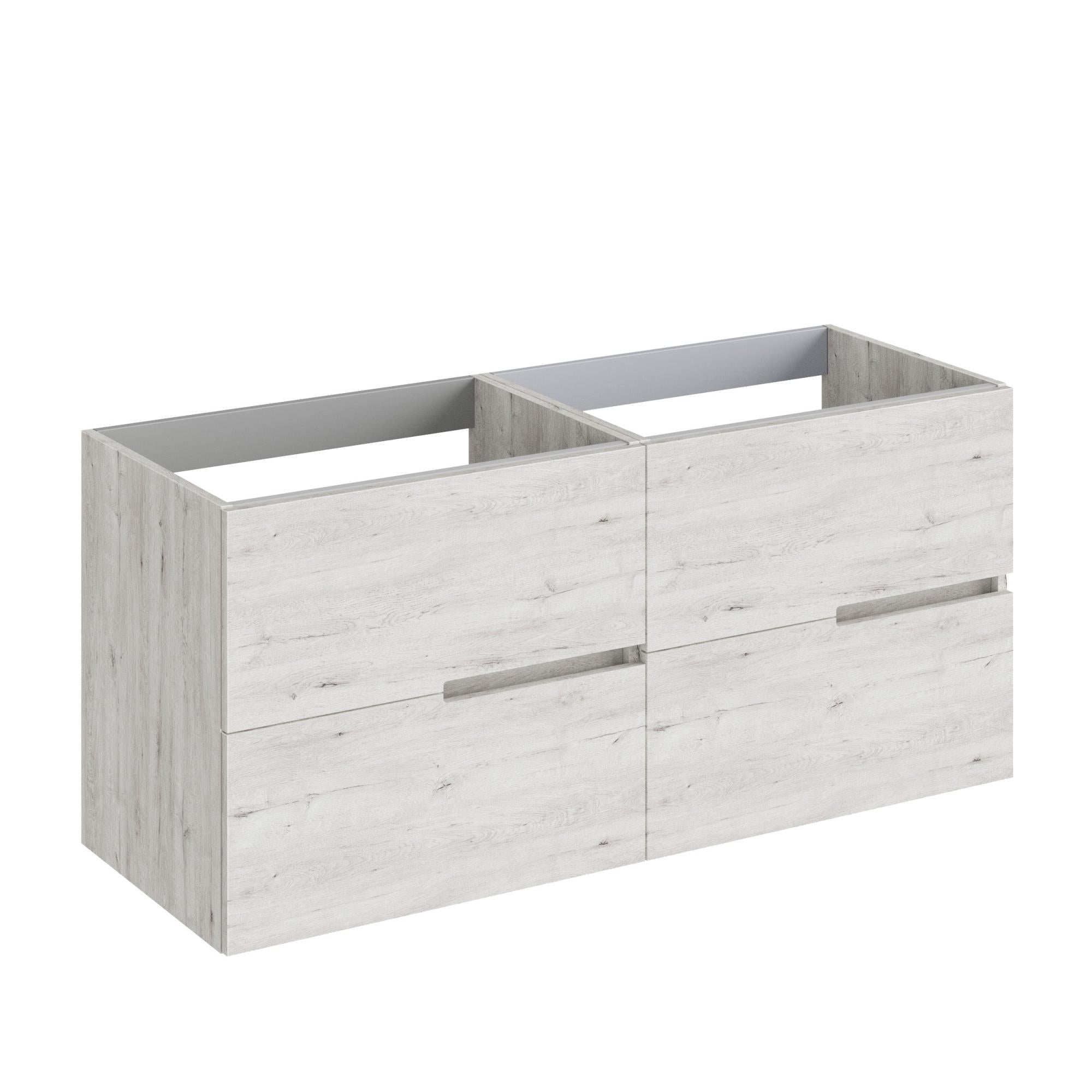 Mueble de baño Alda roble gris 120x46 cm Leroy Merlin