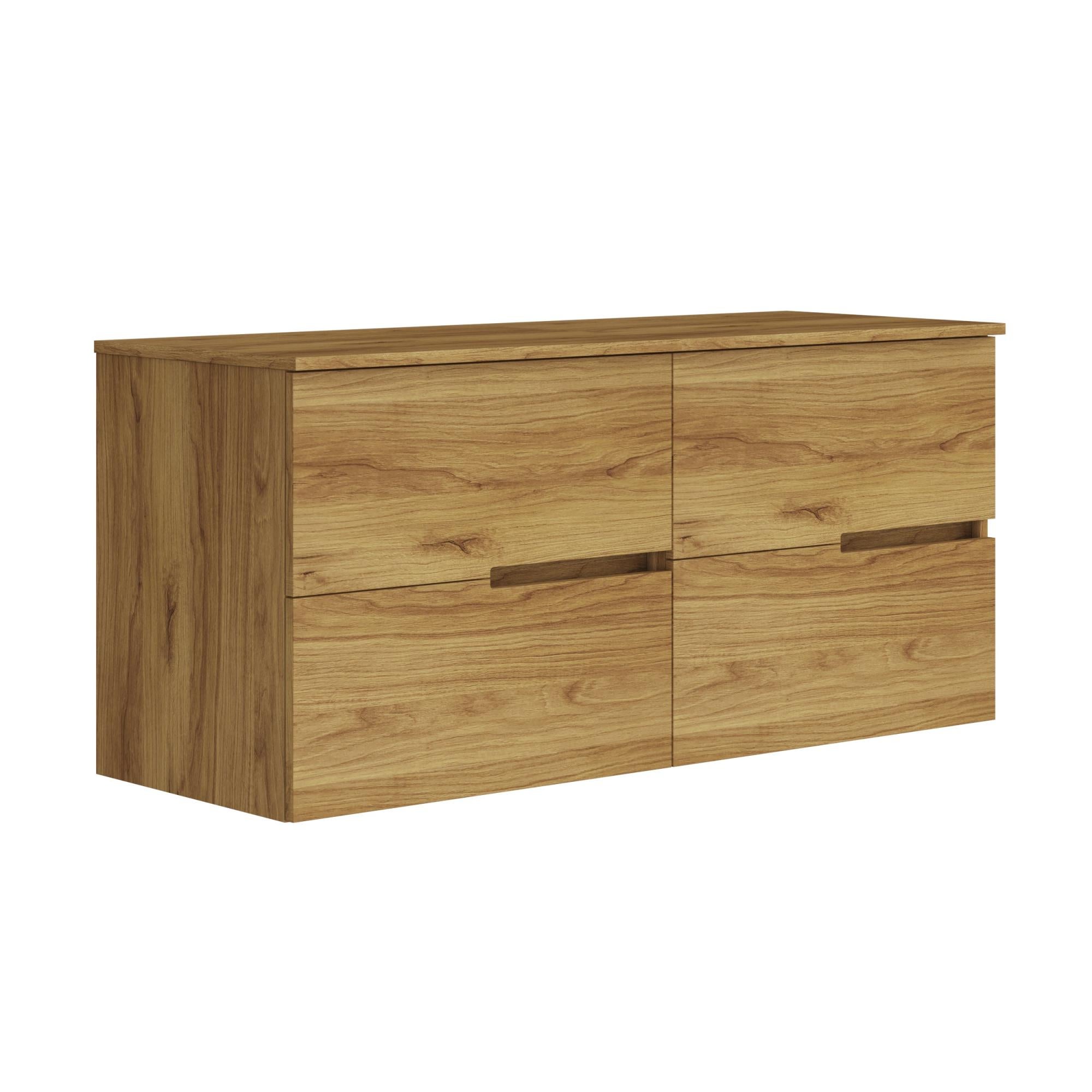 Mueble de baño Alda Top roble claro 120x46 cm Leroy Merlin