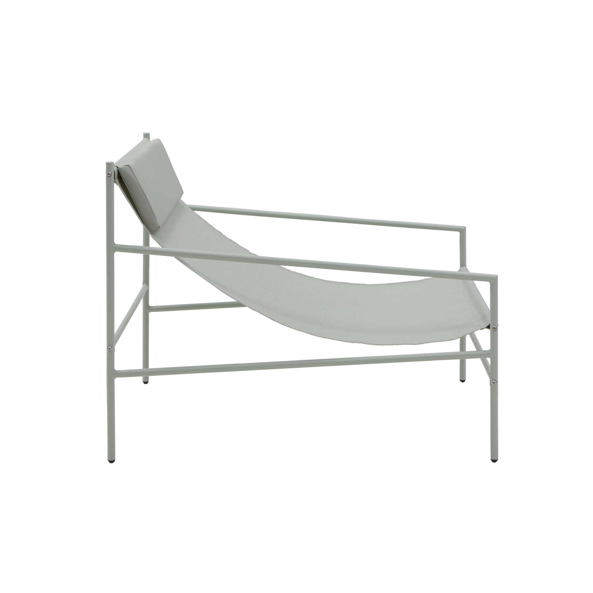 Silla de jardín naterial rio de acero verde 67.5 x 75 x 96.5 cm de la marca NATERIAL