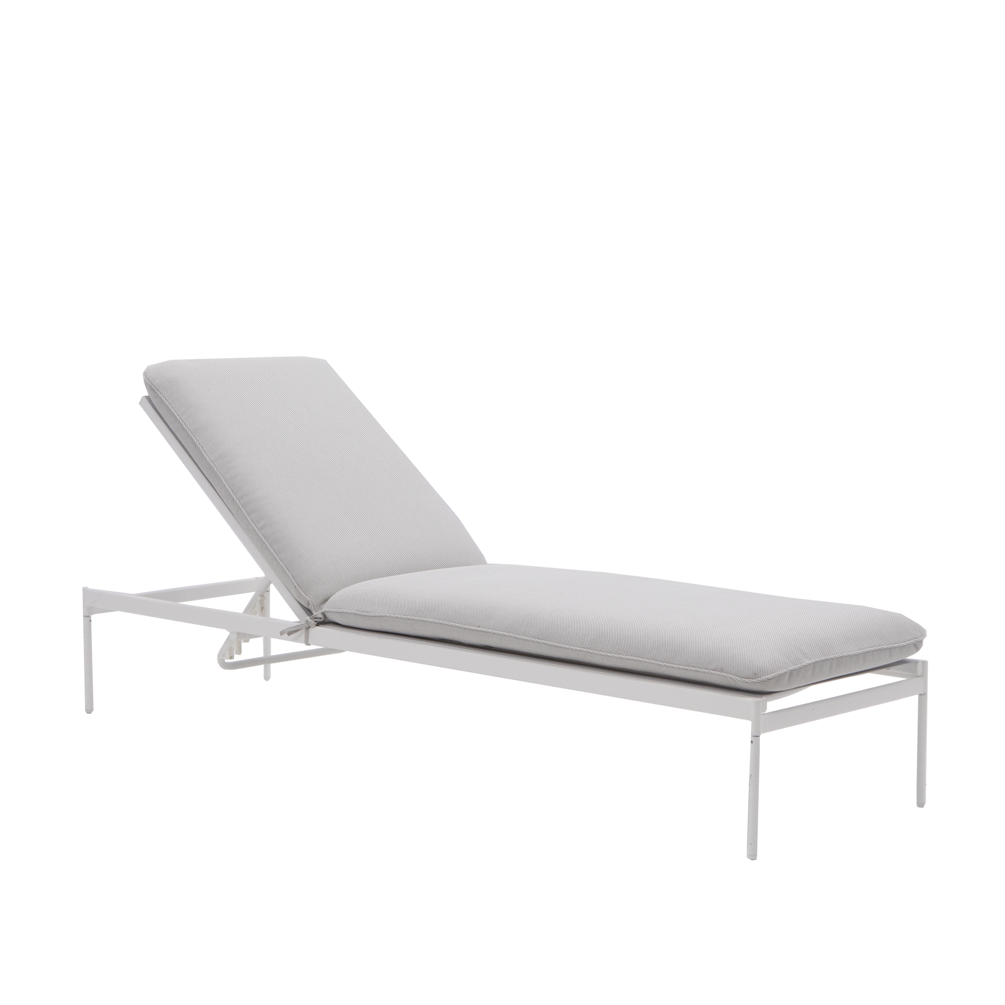 Tumbona de jardín naterial sigma de acero blanco 59 x 30 x 197 cm de la marca NATERIAL Tumbona de jardín naterial sigma de acero blanco 59 x 30 x 197 cm de la marca NATERIAL