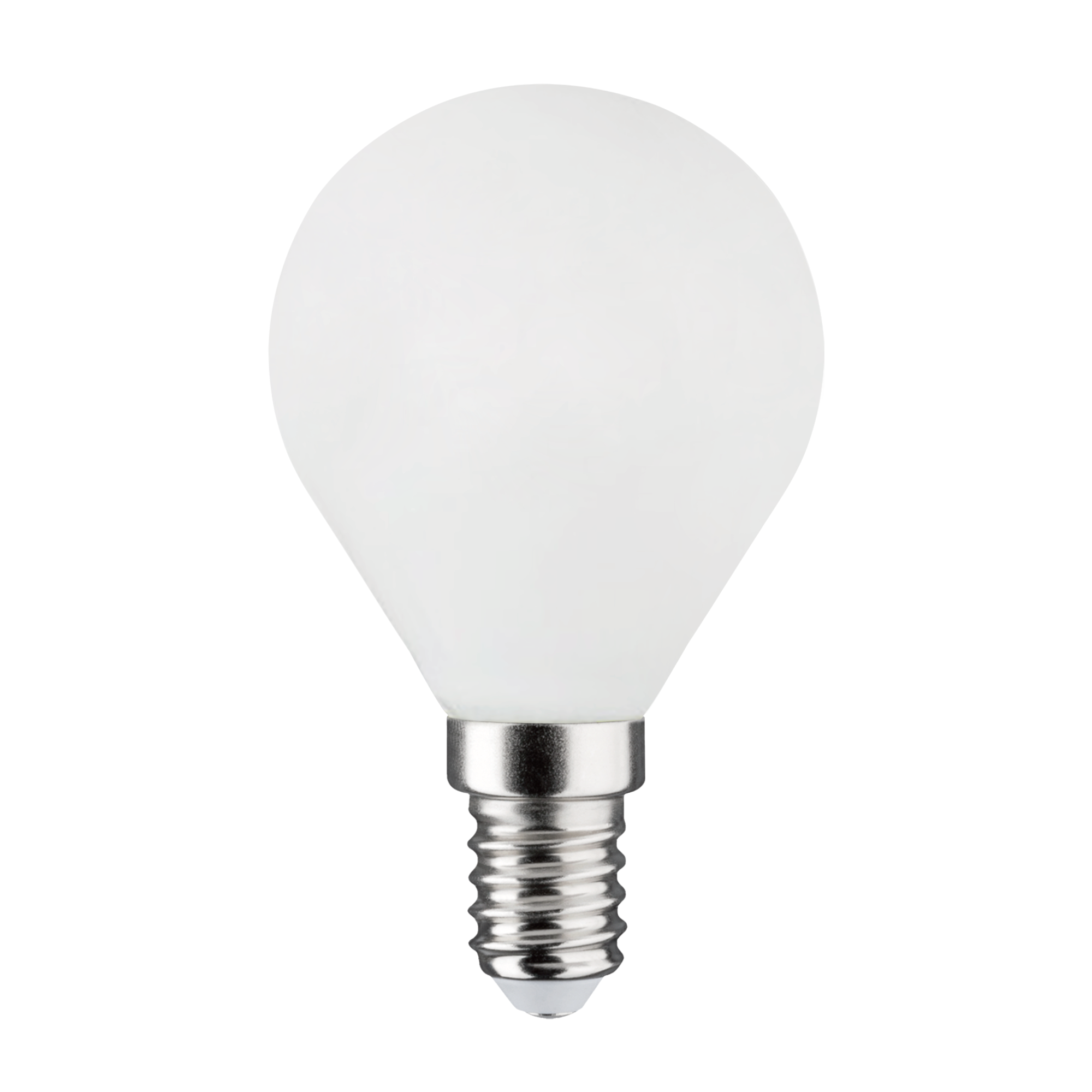 Bombilla led e14 esférica 806 lm blanco cálido mate lexman
