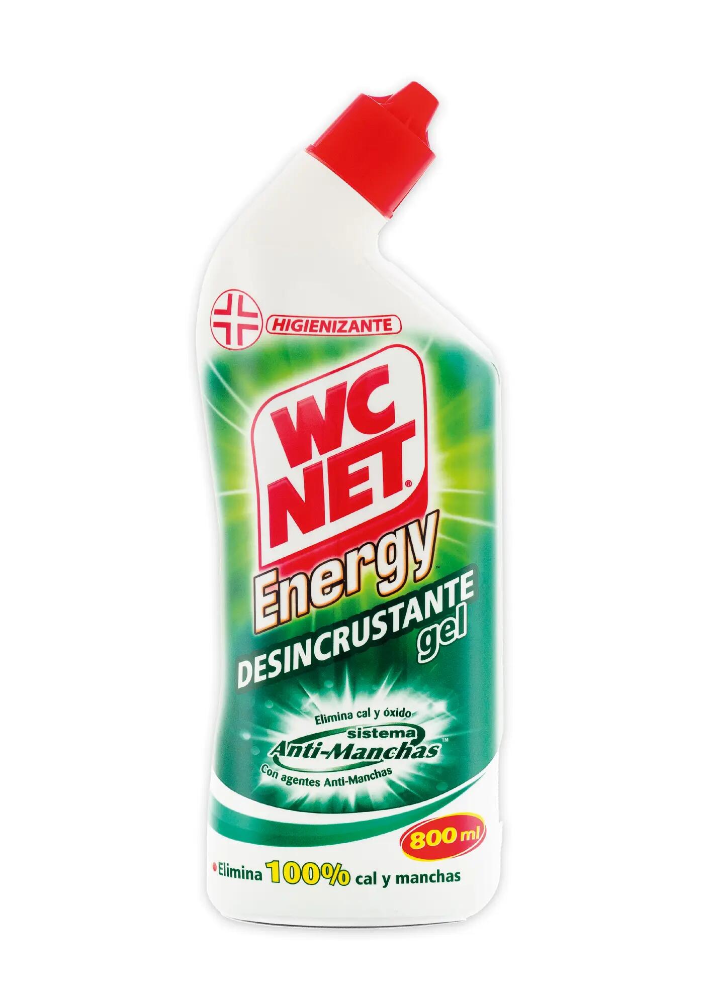 Gel desincrustante para wc Wc Net elimina cal y manchas