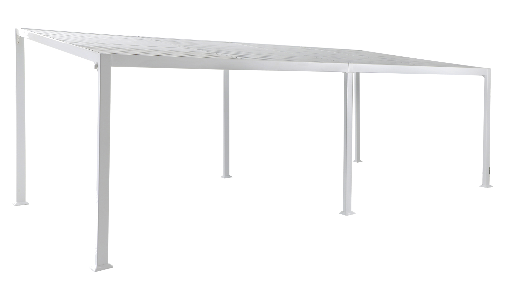 Pérgola de aluminio blanco. parte 2 de 7 de un conjunto de la marca Sin marca