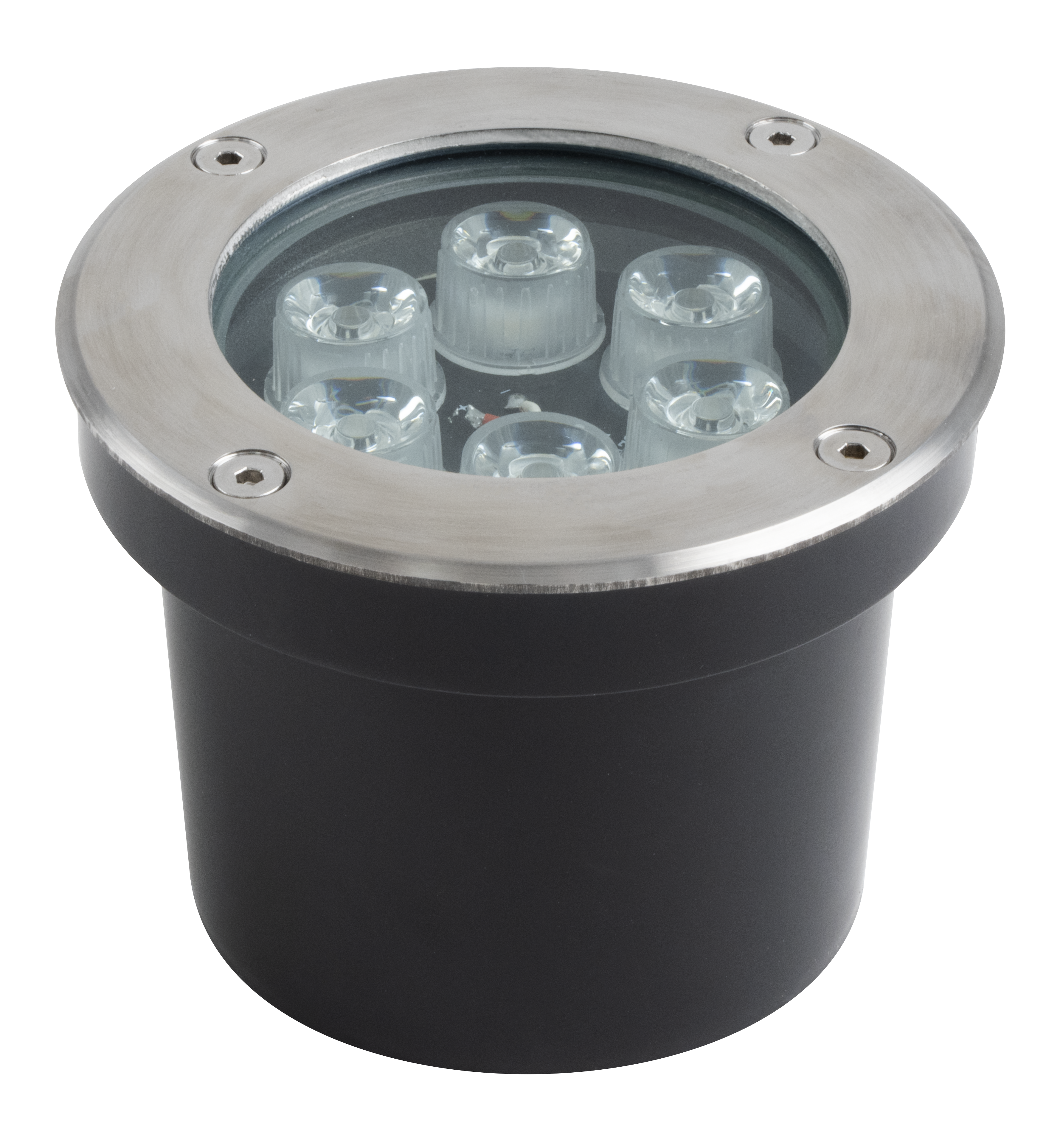 Foco empotrable exterior circular lex90041 led 6w blanco neutro