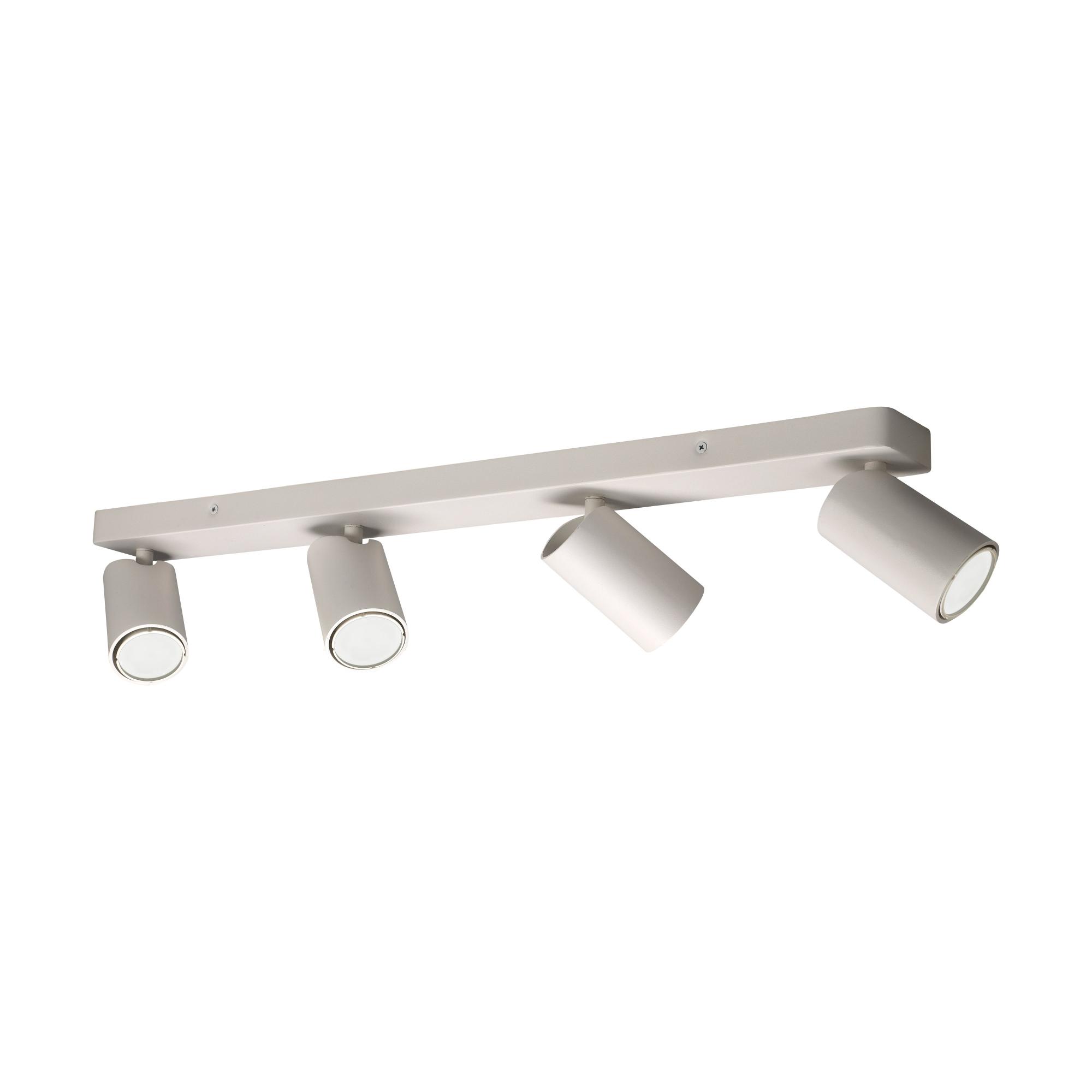 Barra de focos sal 4 luces gu10 blanco