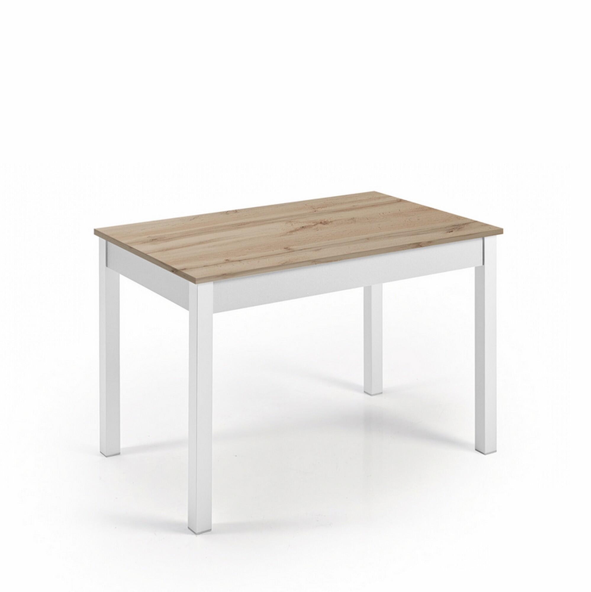 Mesa de cocina niza rectangular en aglomerado de 110 cm