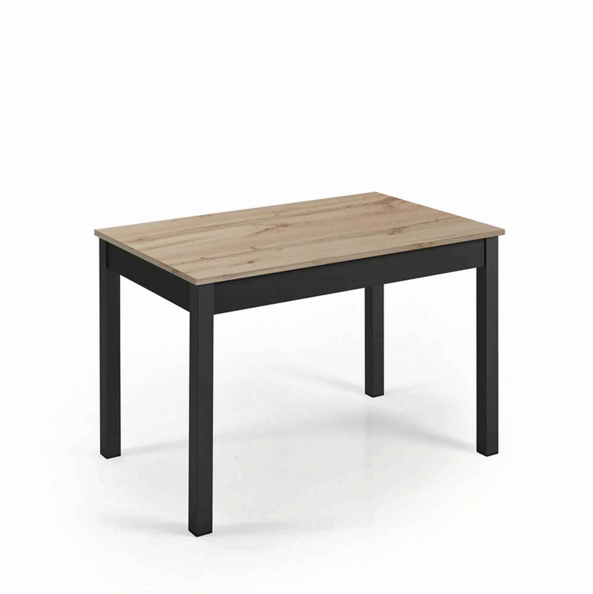 Mesa de cocina niza rectangular en aglomerado de 110 cm