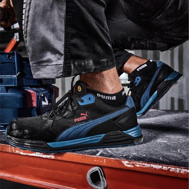 Zapato de seguridad PUMA FRONTSIDE negro S1P T42 Leroy Merlin