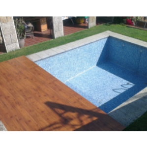 Cubierta transitable modular de aluminio 3x2 m tarima silver de la marca KITPOOL Cubierta transitable modular de aluminio 3x2 m tarima silver de la marca KITPOOL