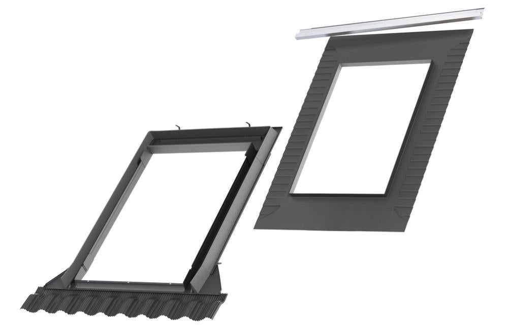 Tapajuntas ventana de tejado ondulado de aluminio Velux SK08 1000 de