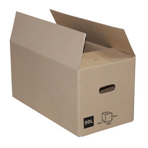 Cajas De Cartón Para Mudanza Con Asas - Almacenaje Resistente Y Extrafuerte  60x40x40 Cm - Envíos Y Embalaje Apilables (pack 10 Uds.) con Ofertas en  Carrefour