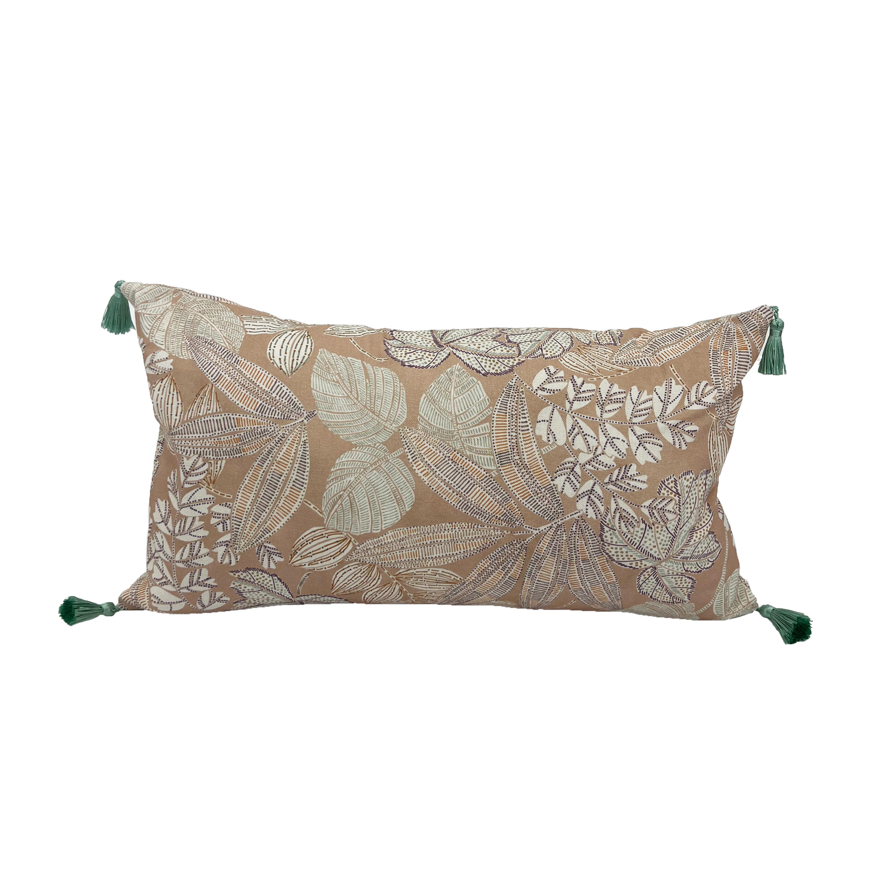 Cojín decorativo zemica algodón multicolor 30x50cm