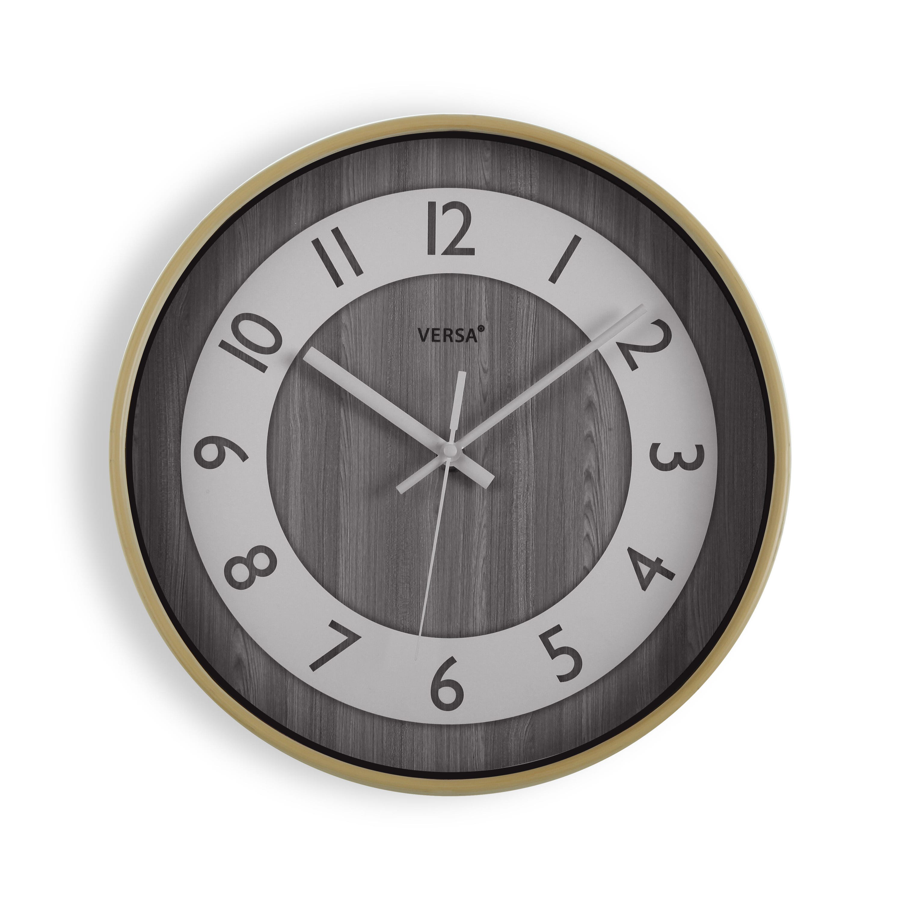 Reloj de Cocina Plástico QUO 30 cm - Plata
