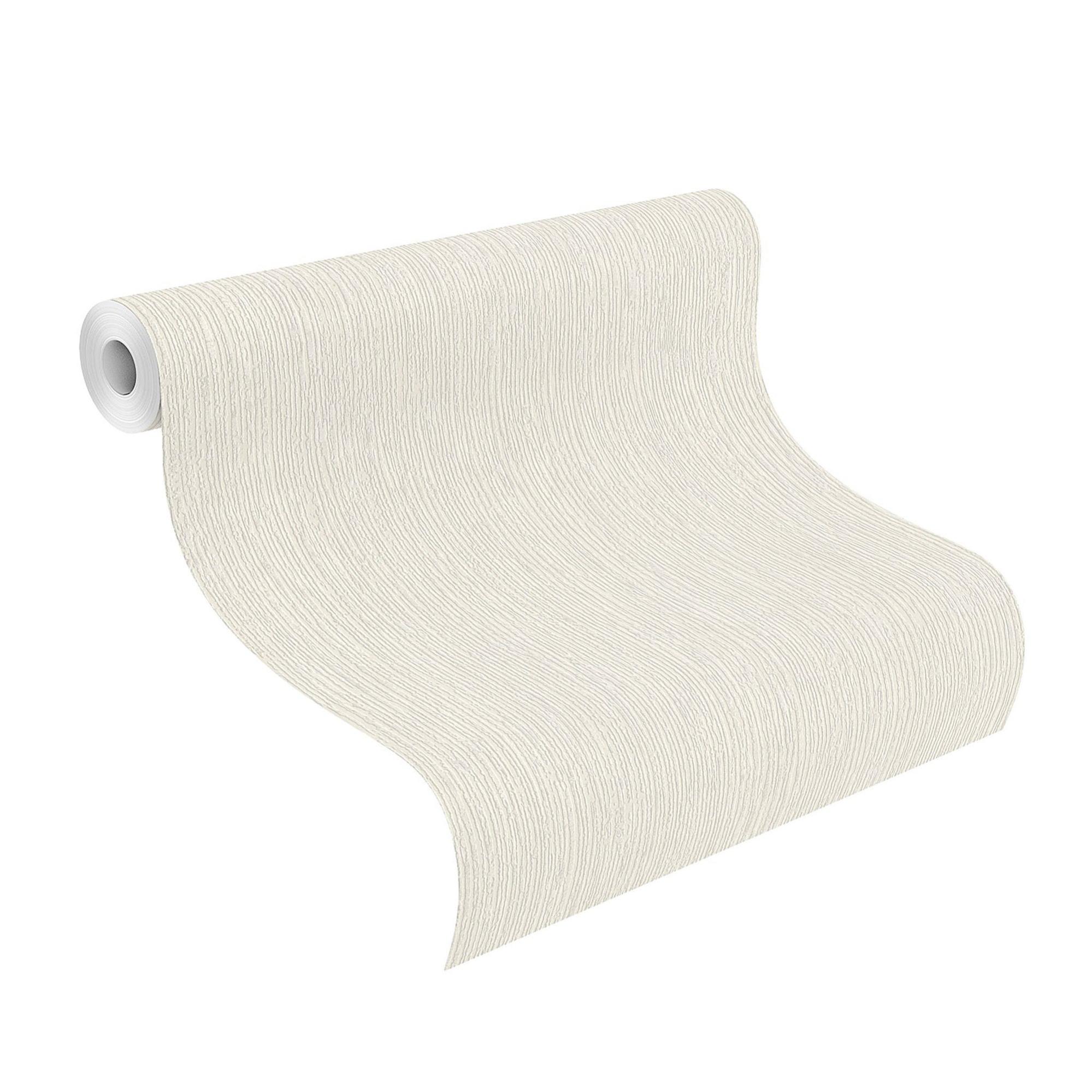 Papel pintado vinilo liso practik 653045 blanco de la marca RASCH