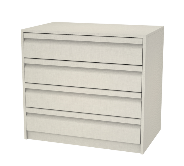 Cajonera de madera para armario interior Color blanco cm H.50xL.86,5xP.45