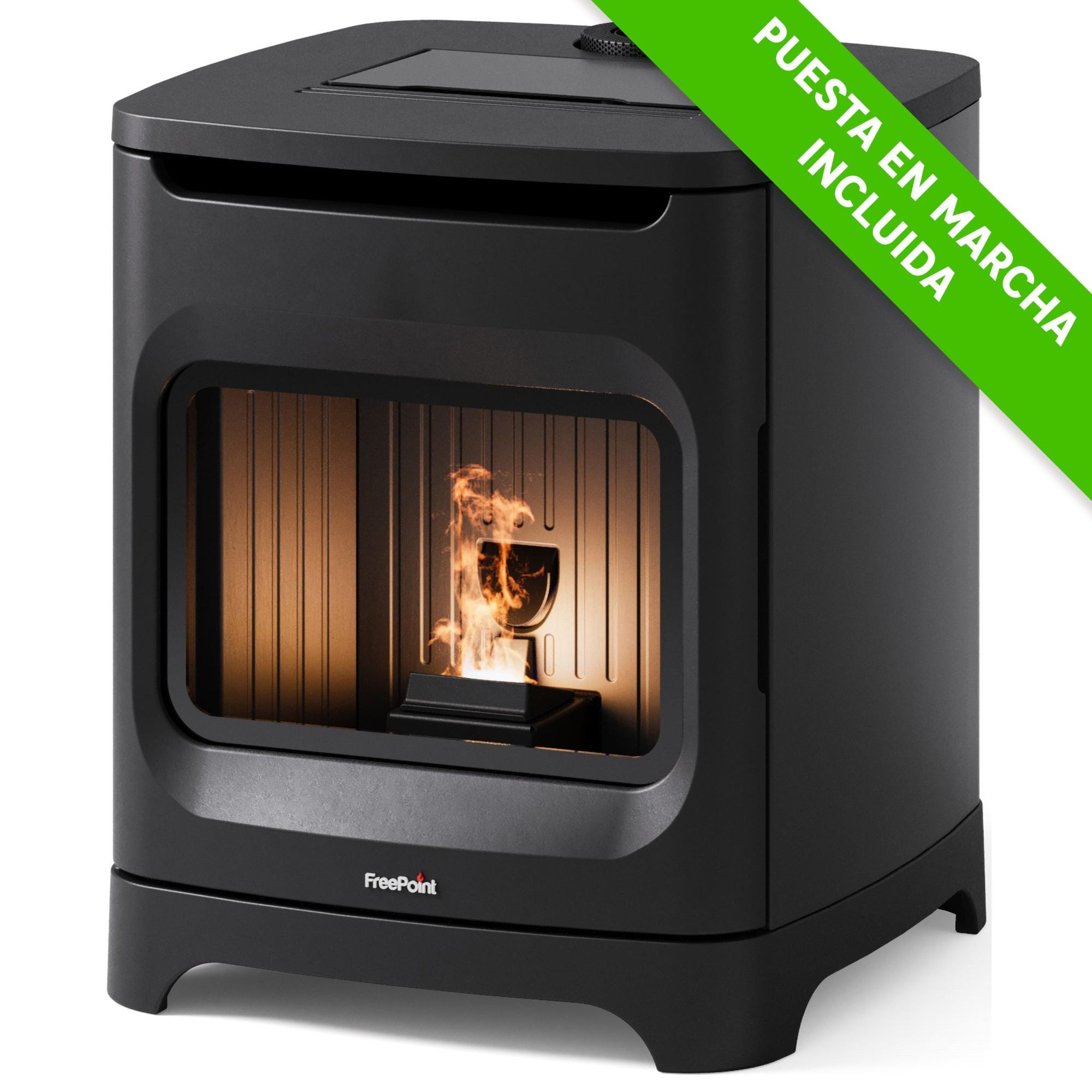 Freepoint Estufa de pellet FREEPOINT Flos de 6 kw | Leroy Merlin