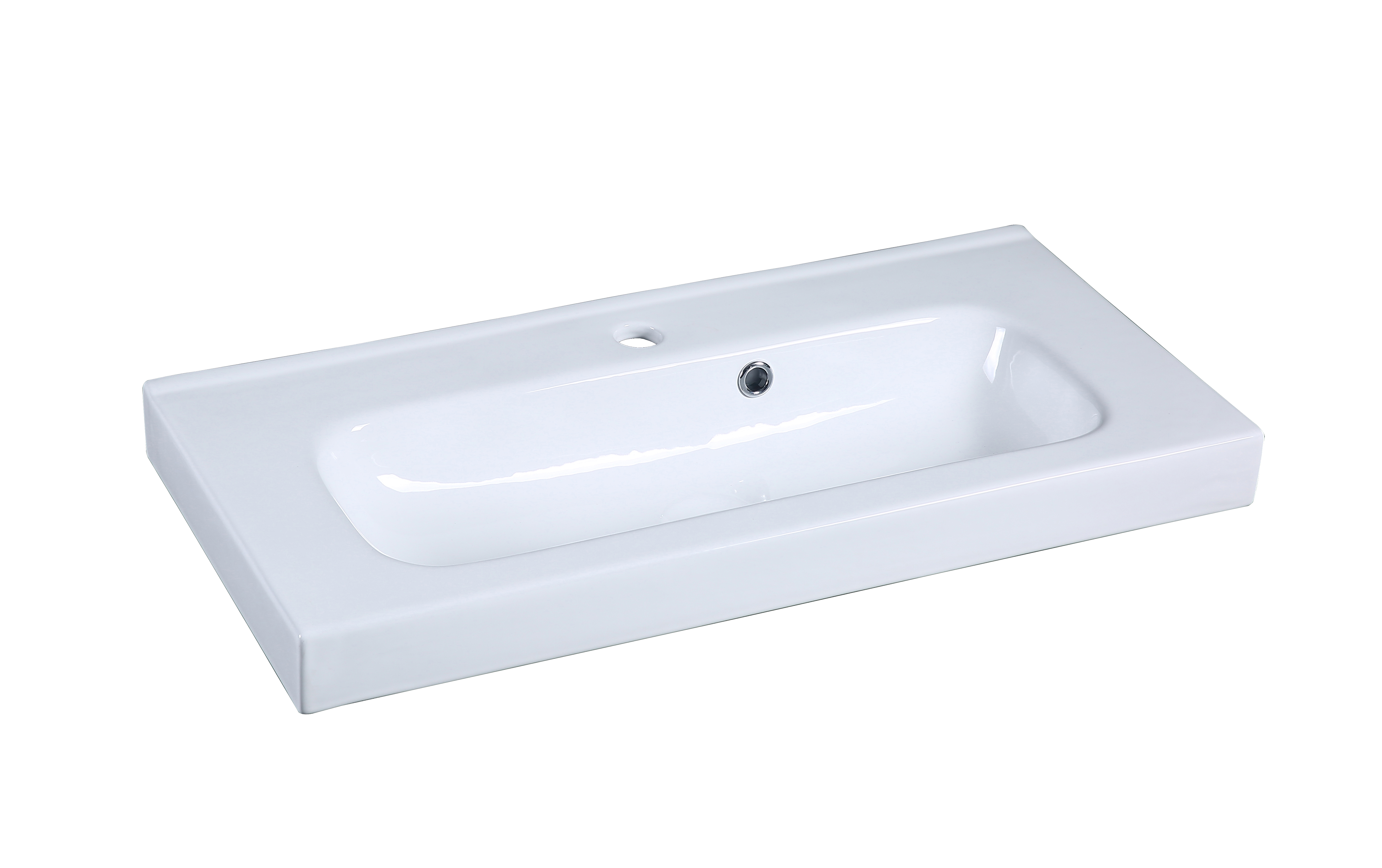 Mueble de baño con lavabo remix roble oscuro 75x33 cm
