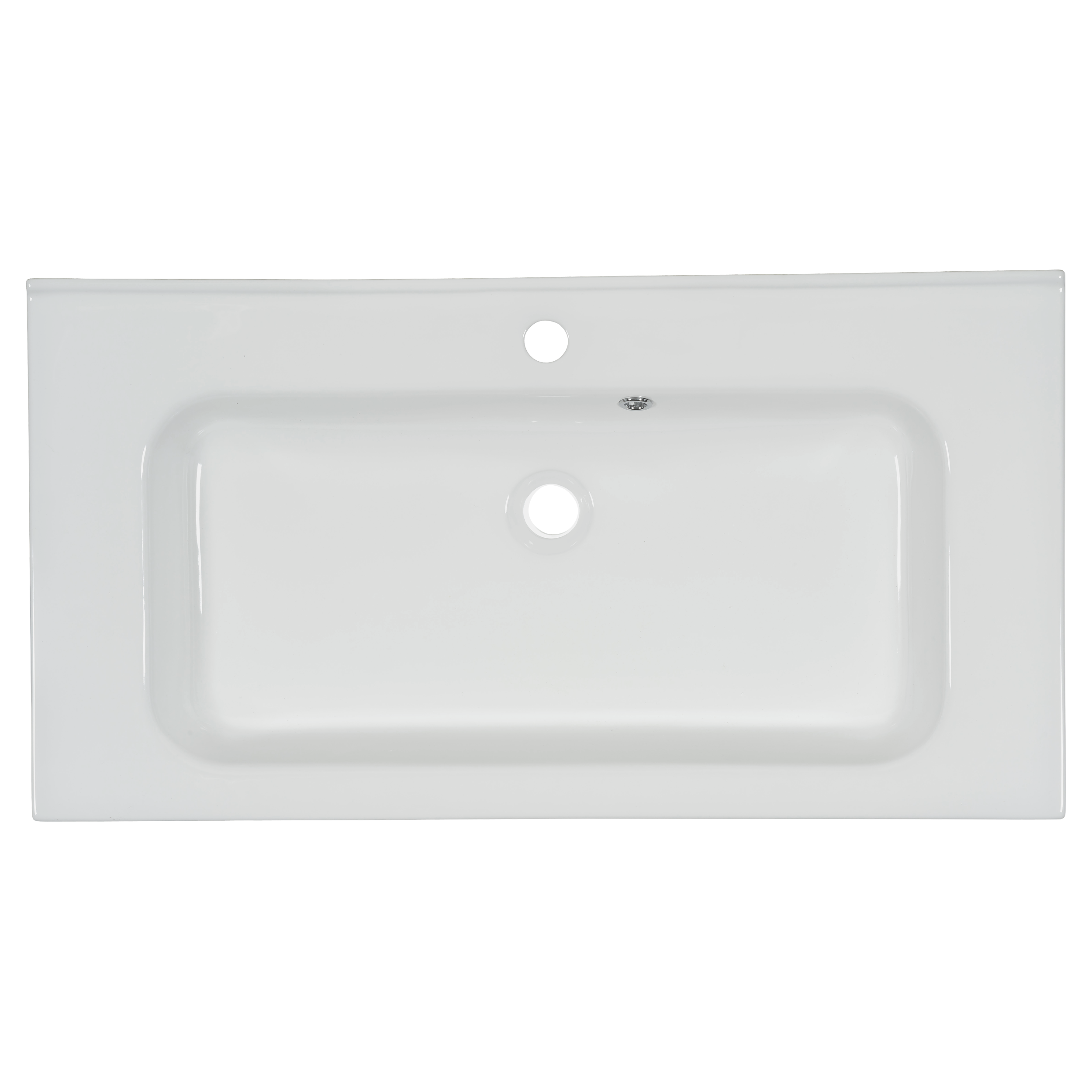 Mueble de baño con lavabo remix roble oscuro 90x46 cm