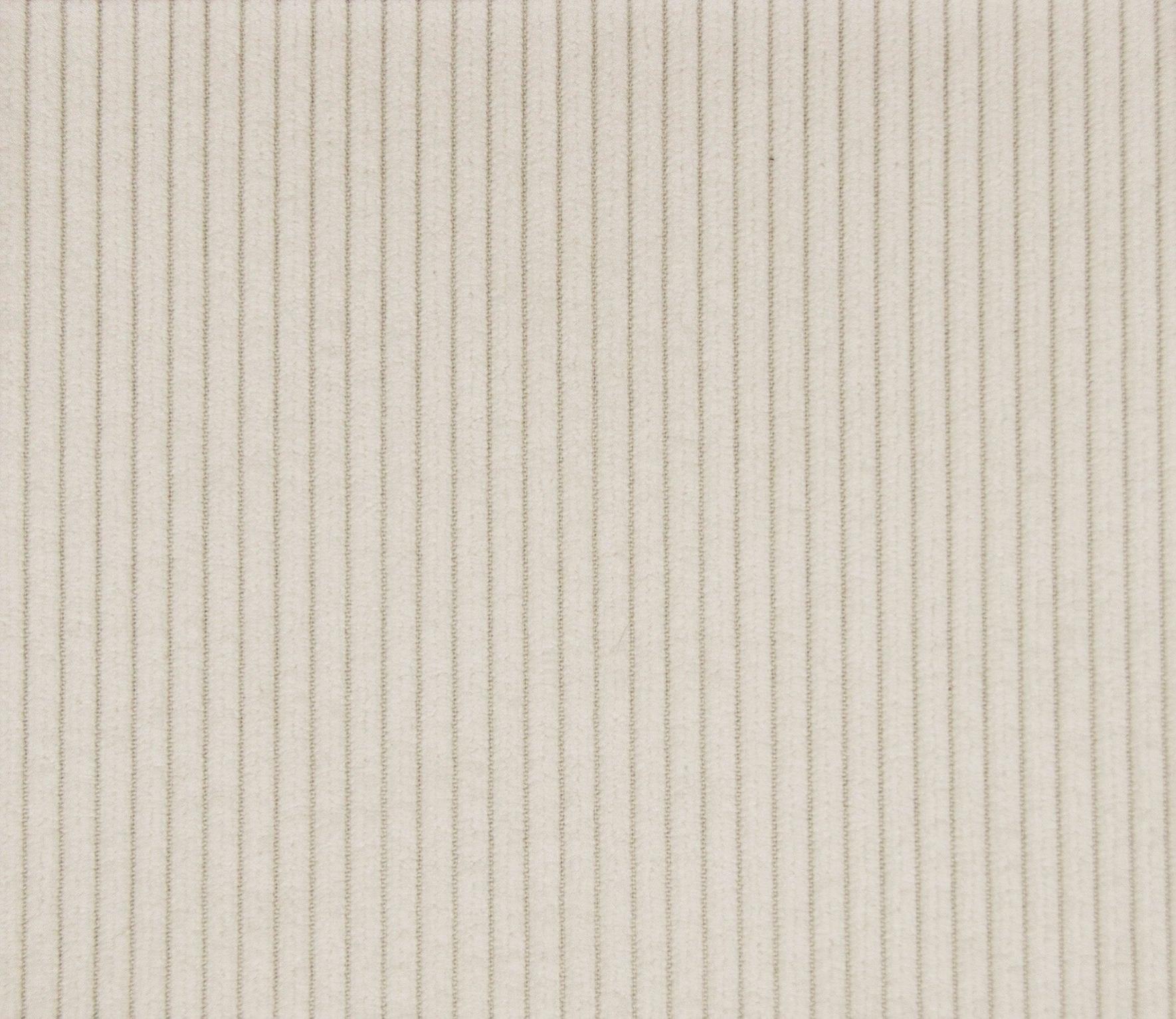 Tela al corte tapicería canalé butterfly blanco ancho 140 cm