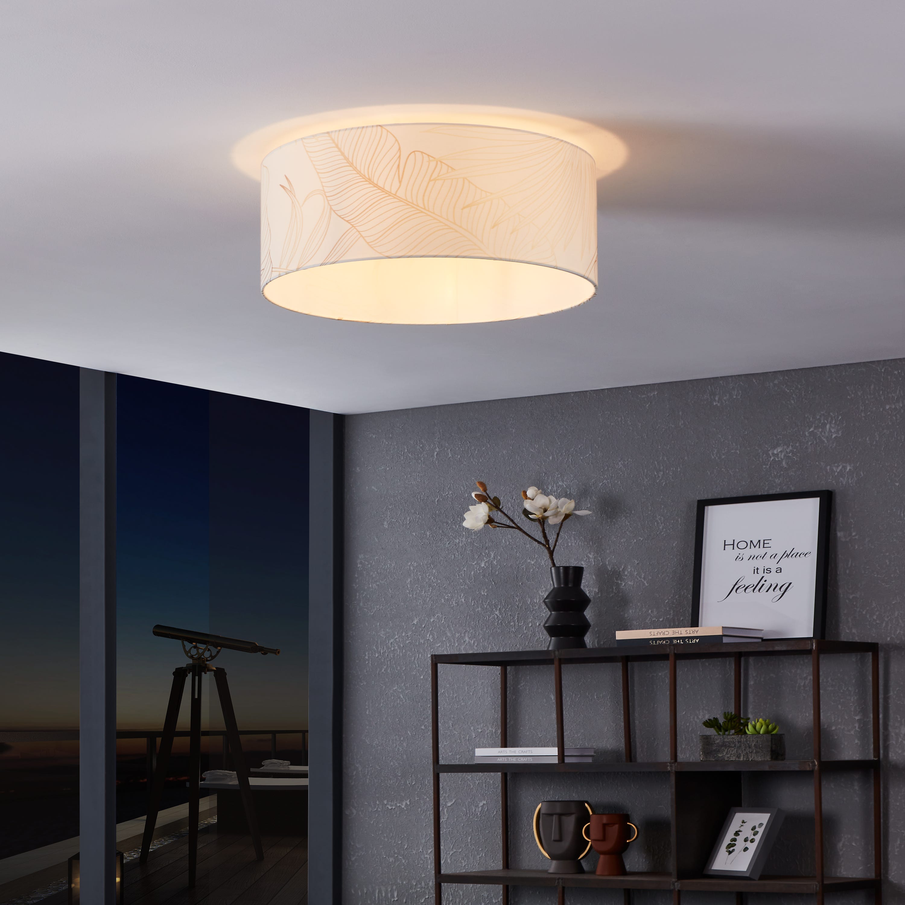 Moderna lámpara de techo LED 46W rendimiento 360W lámpara de techo
