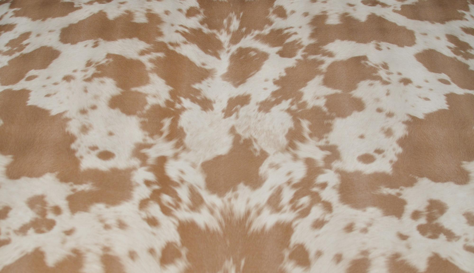 Tela al corte tapicería imitación piel vache brown ancho 140 cm