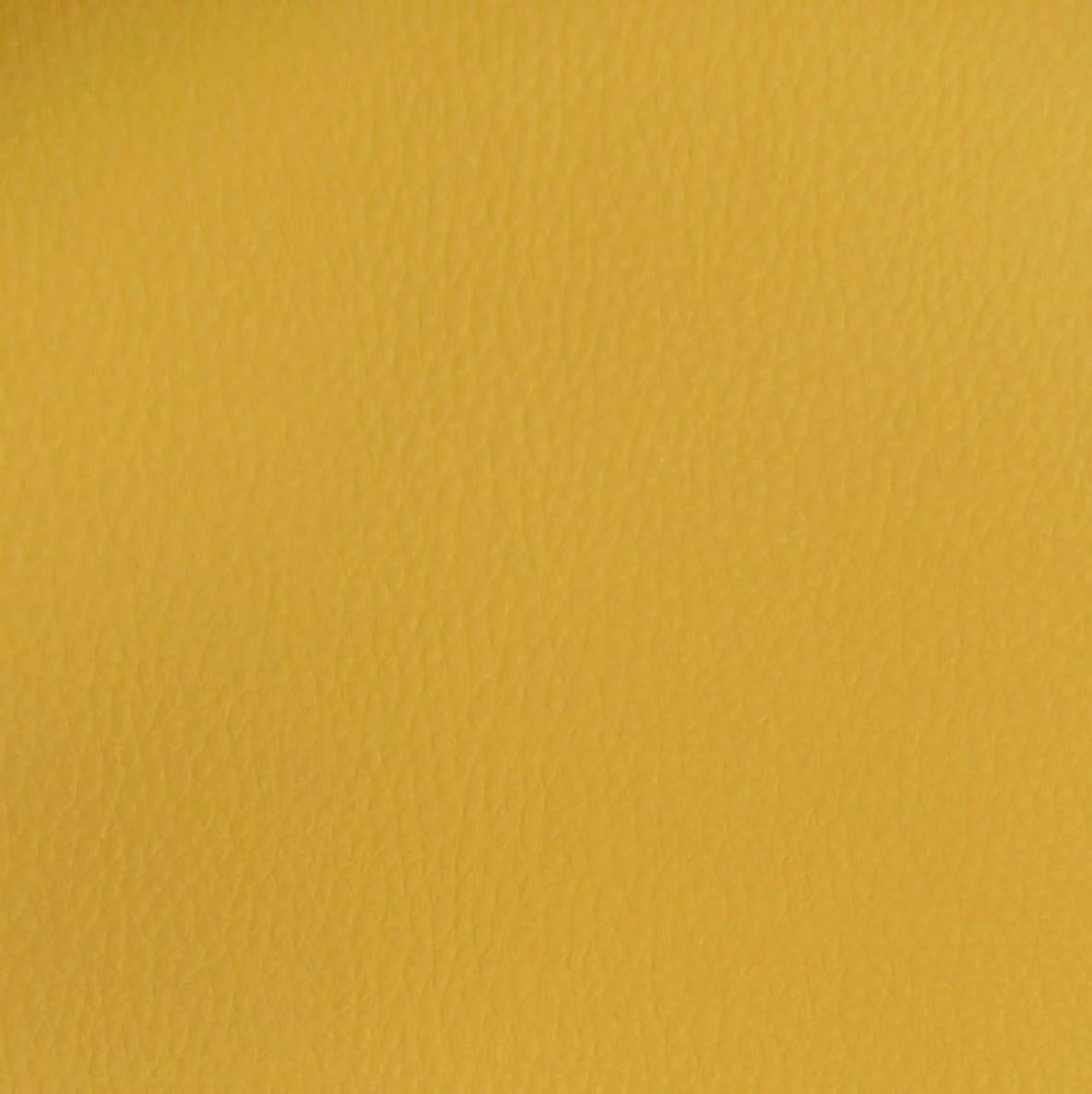 Tela al corte tapicería imitación piel lama mustard (mostaza) ancho 140 cm